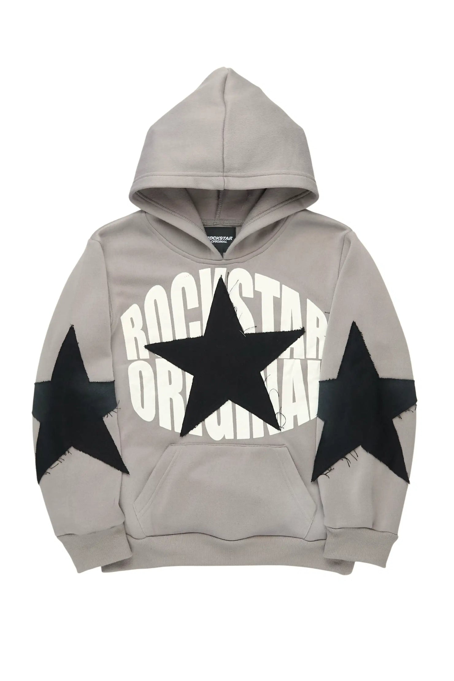 Boys States 2.0 Heather Grey Graphic Hoodie