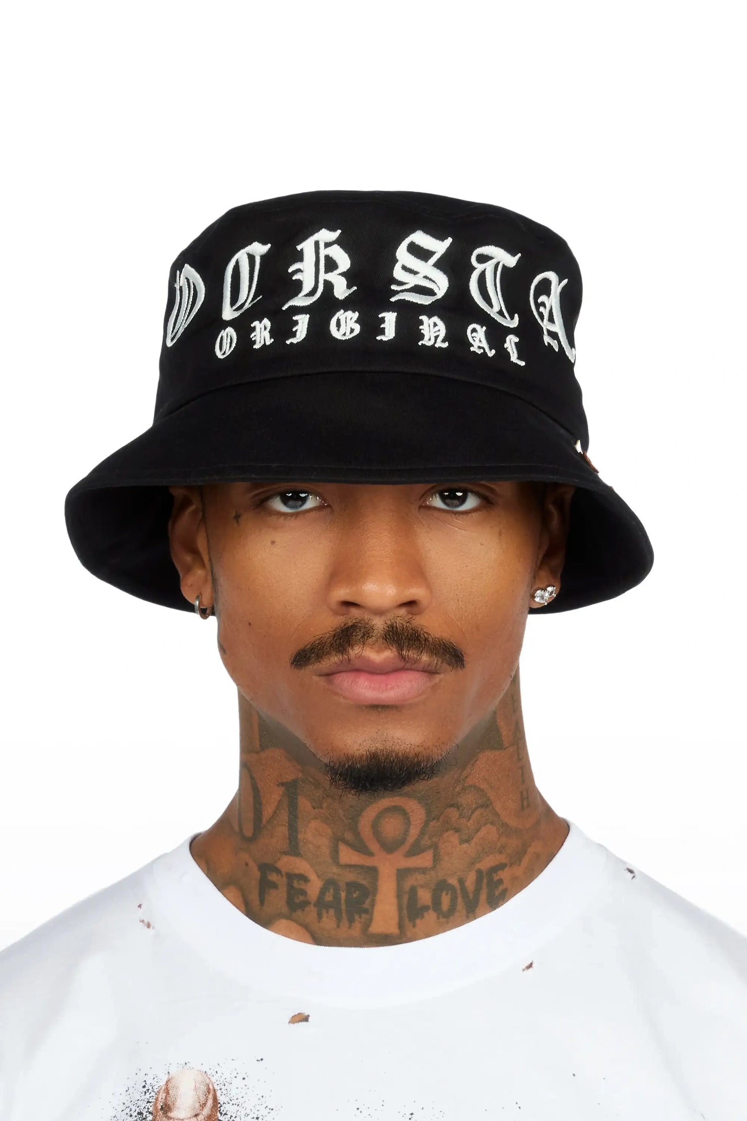 Muska Black Bucket Hat