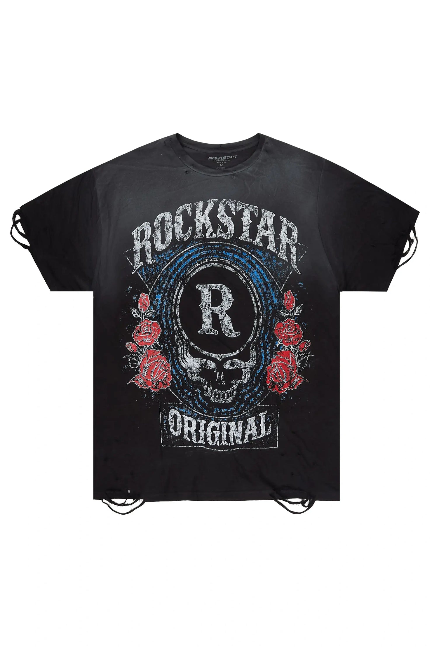 Hendry Black Oversized Graphic T-Shirt