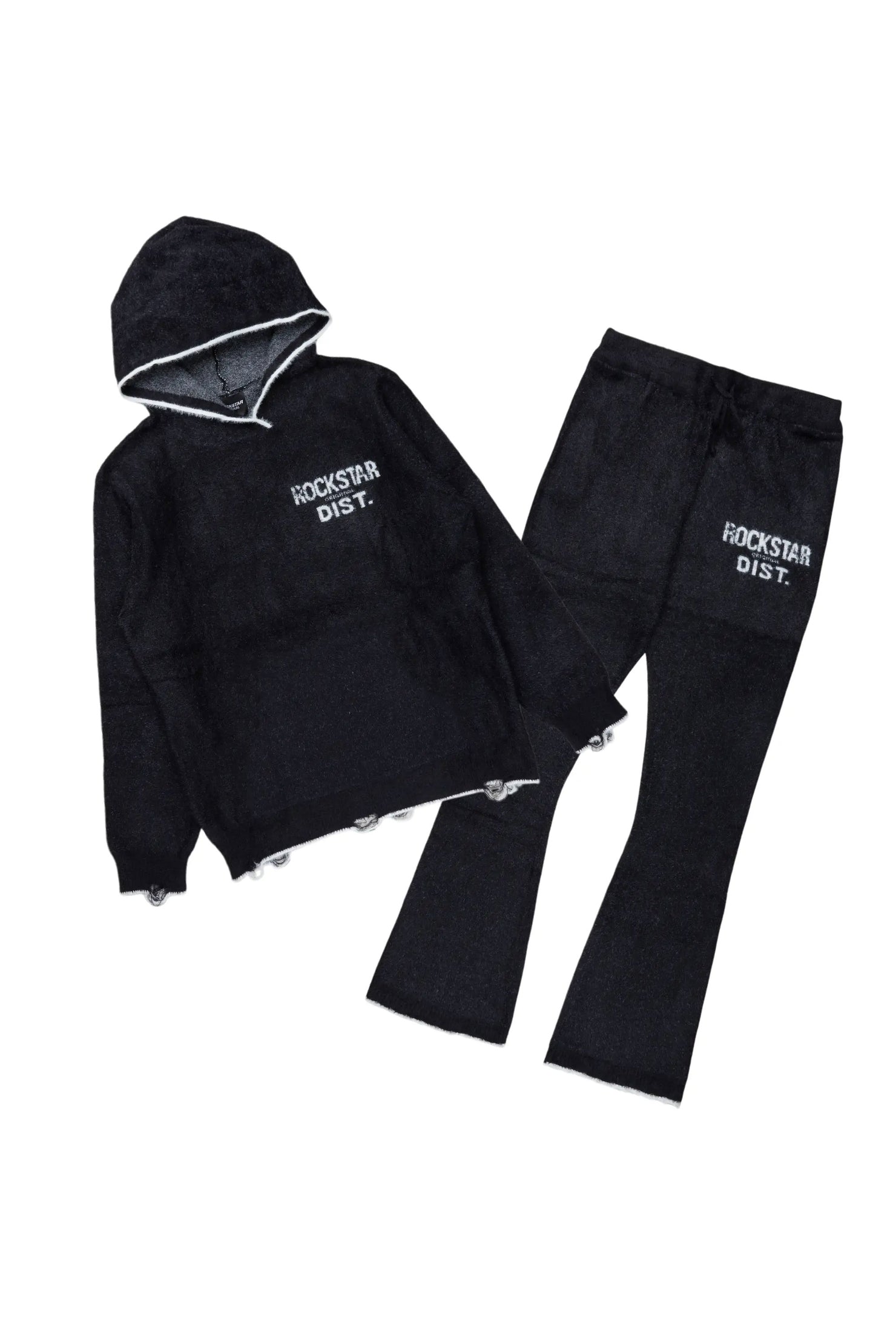 Talisha Black Super Stacked Trackset