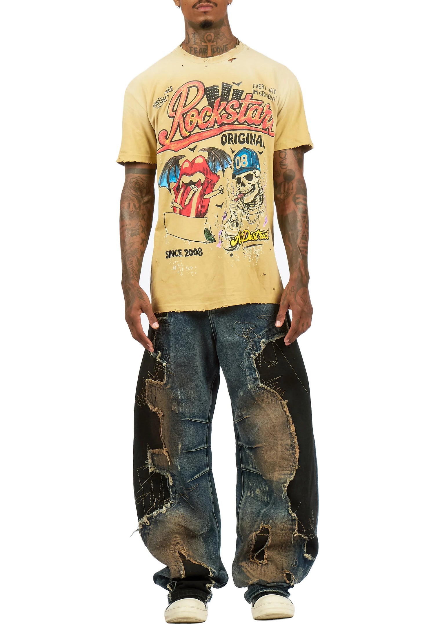 Tylen Blue Barrel Fit Jean