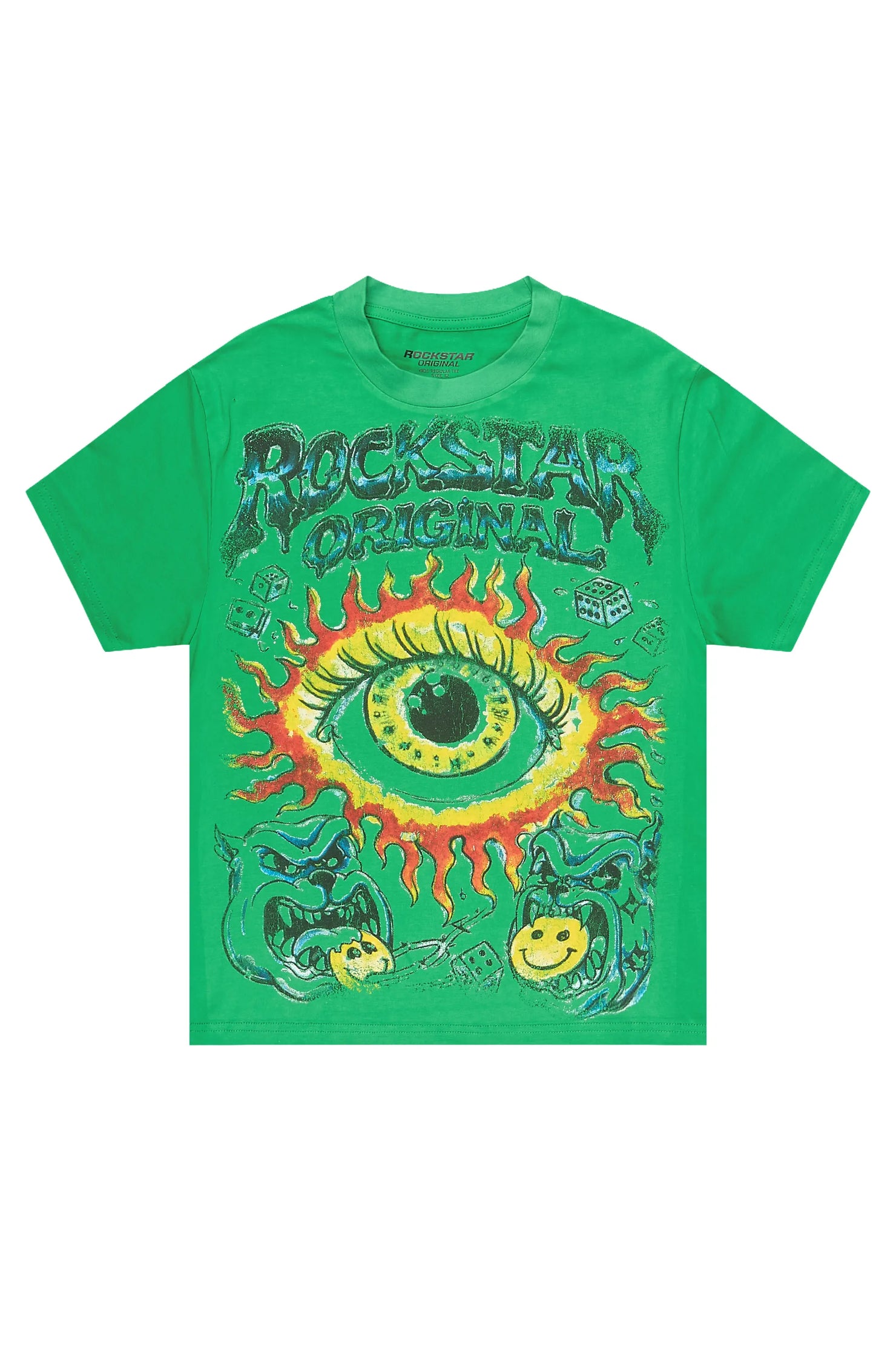 Boys Storm Green Graphic T-Shirt