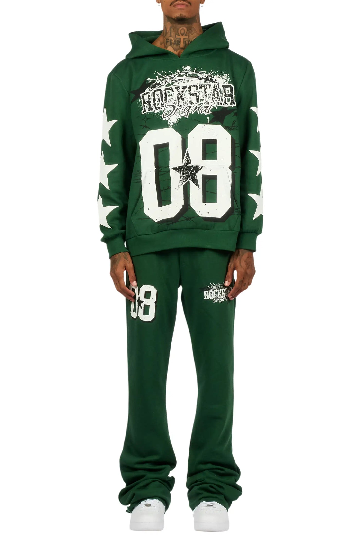 Allstar Green Stacked Track Set