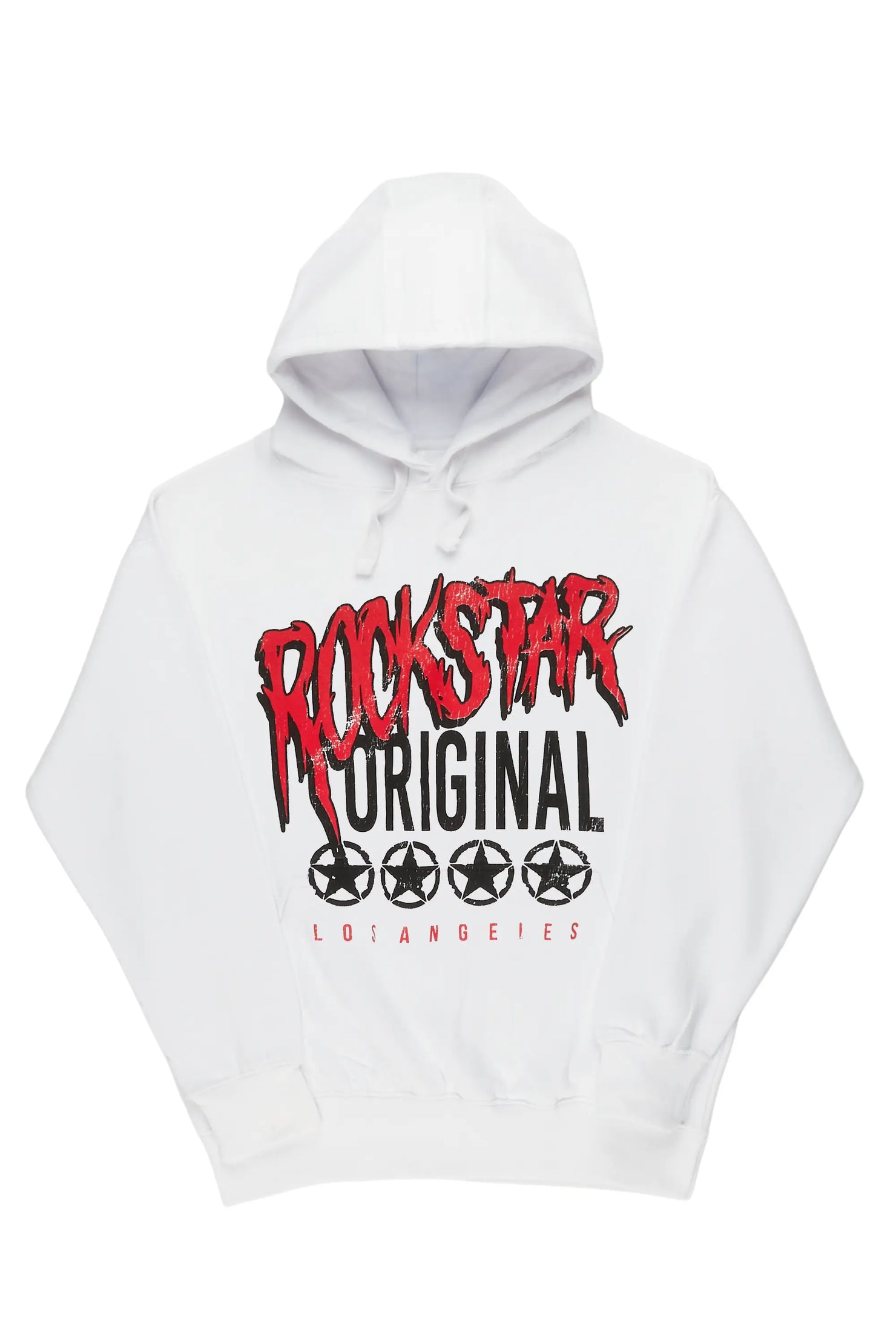 Wizzurd White Graphic Hoodie