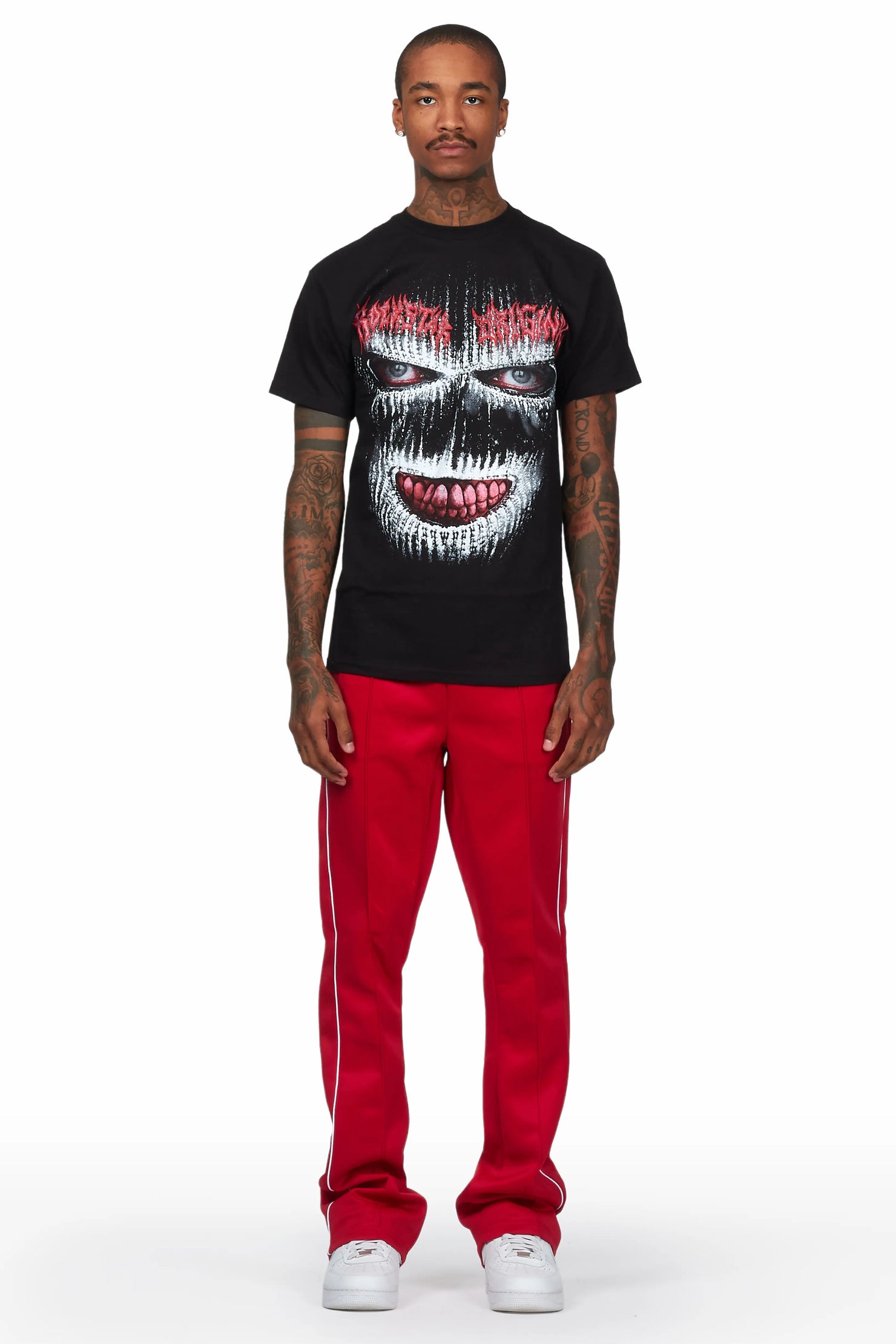 Monstre Black/Red T-Shirt/Stacked Track Set