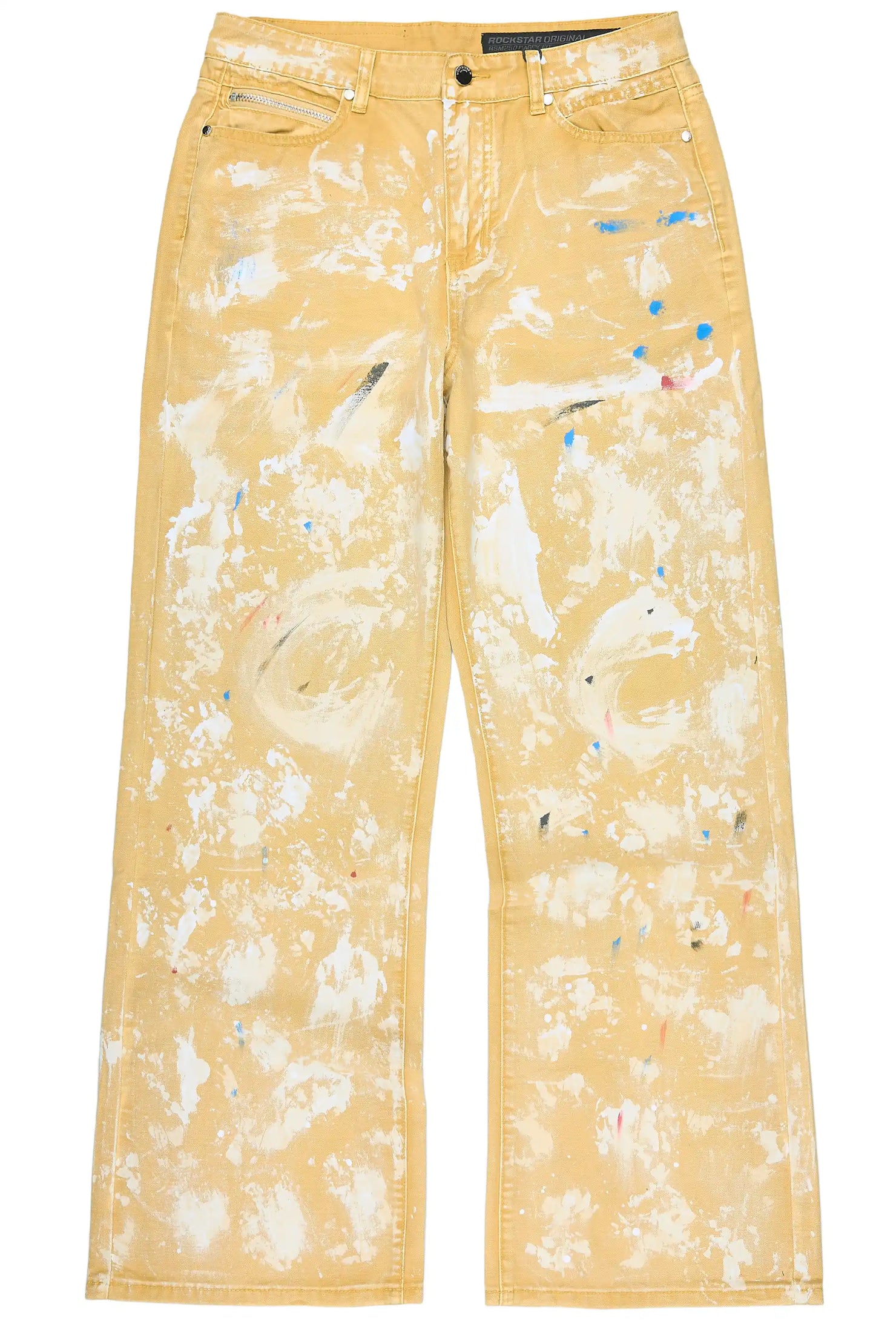 Novi Yellow Painter Baggy Fit Jean