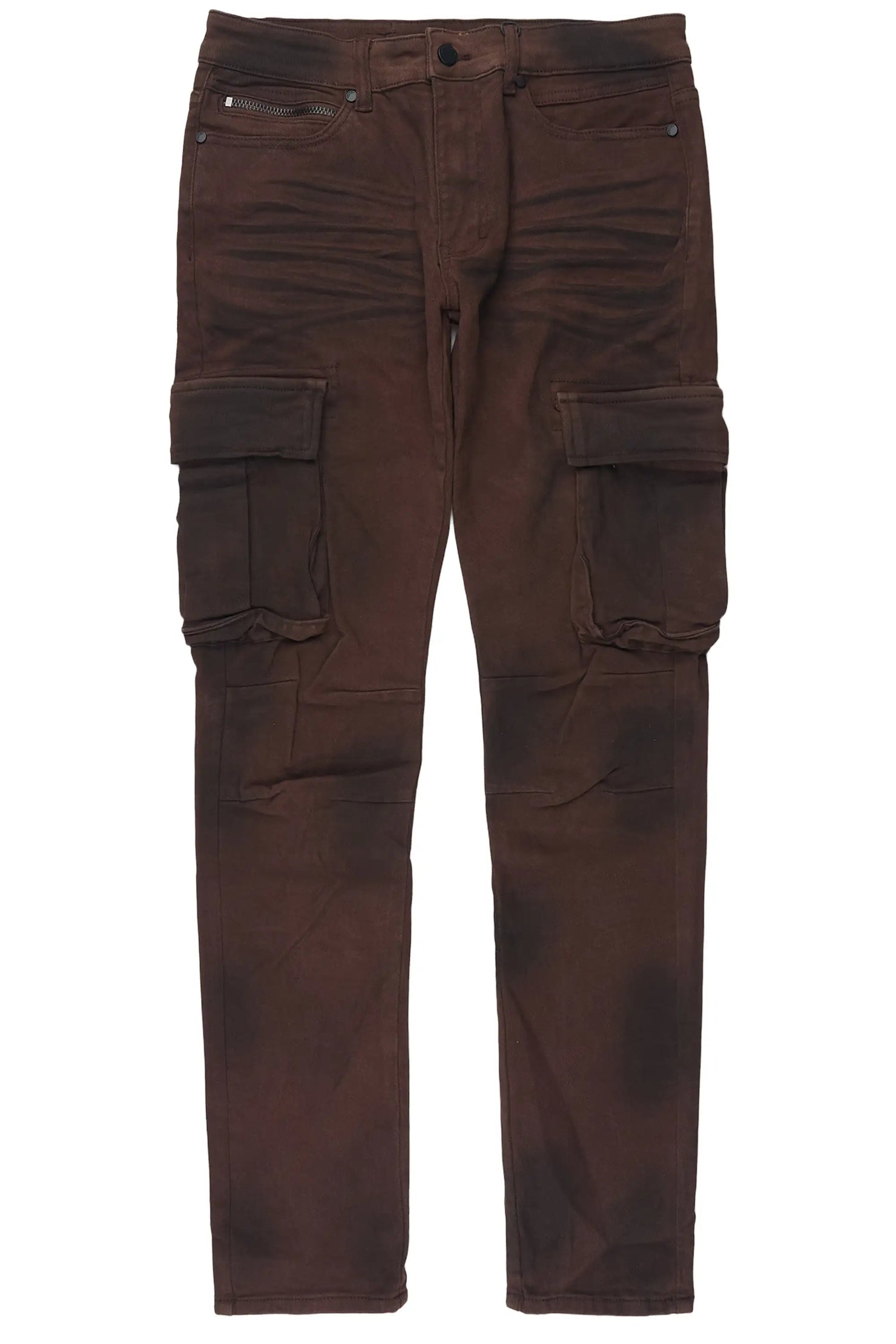 Cruz Dark Brown Slim Fit Jean