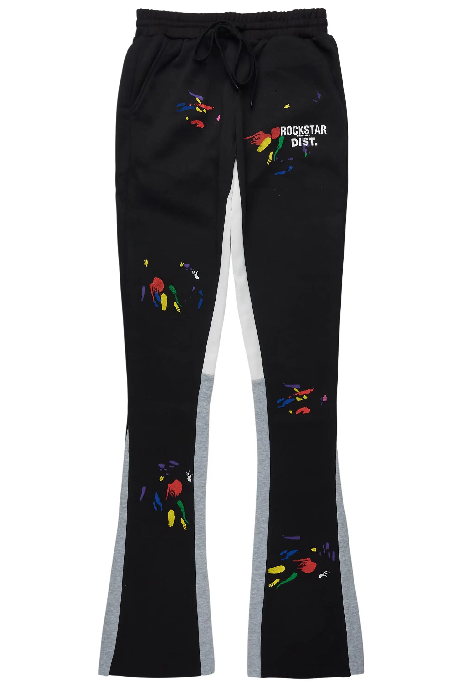 Karenthia 2.0 Black Stacked Track Pant