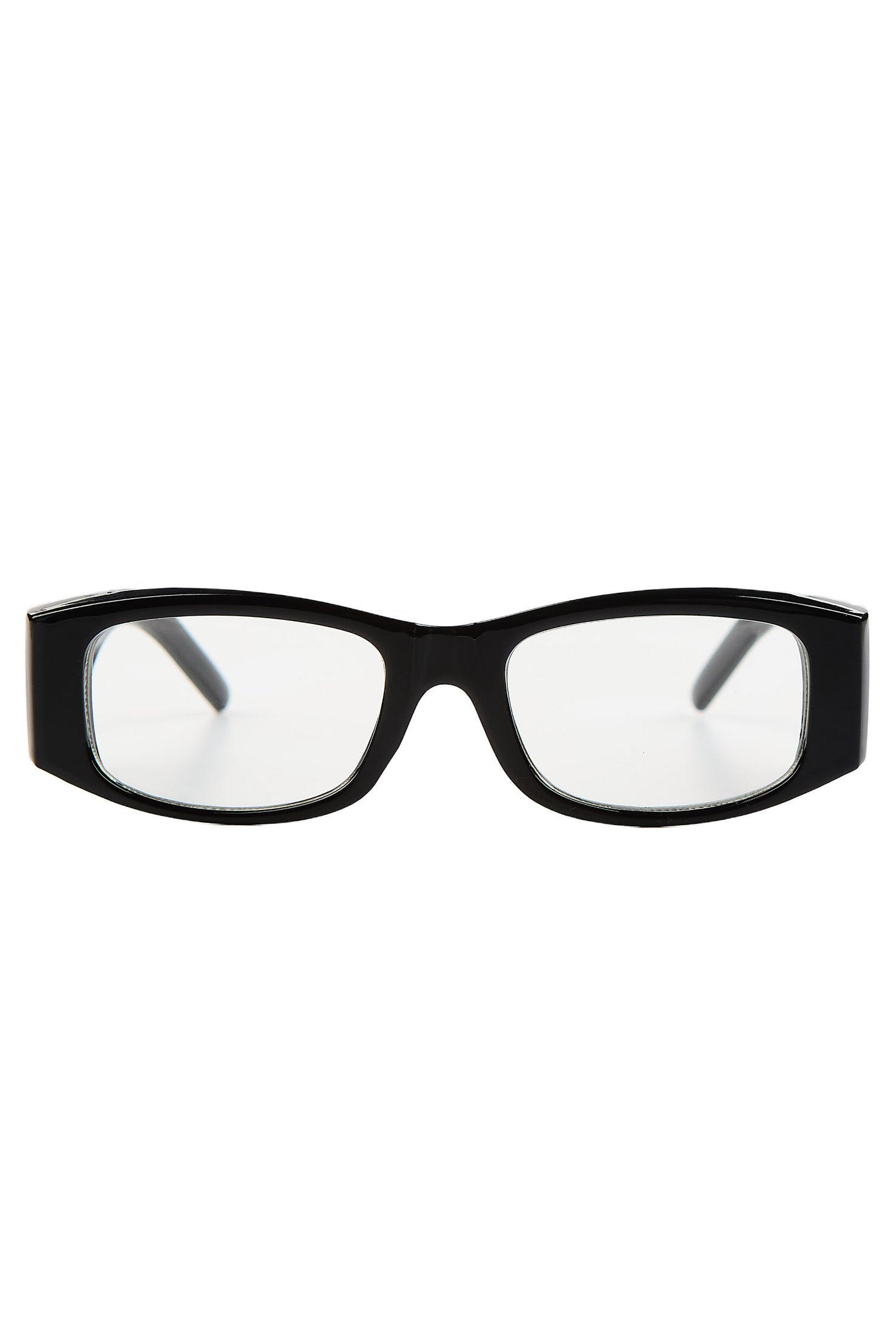 Blessed Black/Silver Square Rectangle Sunglass