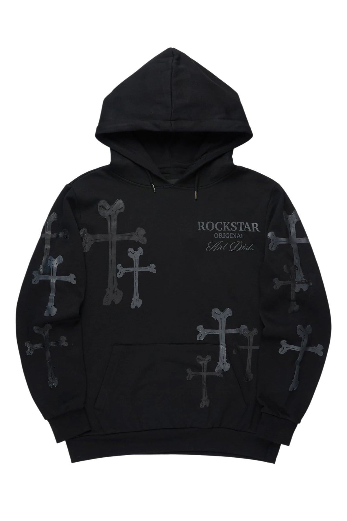 Olivier Black Graphic Hoodie