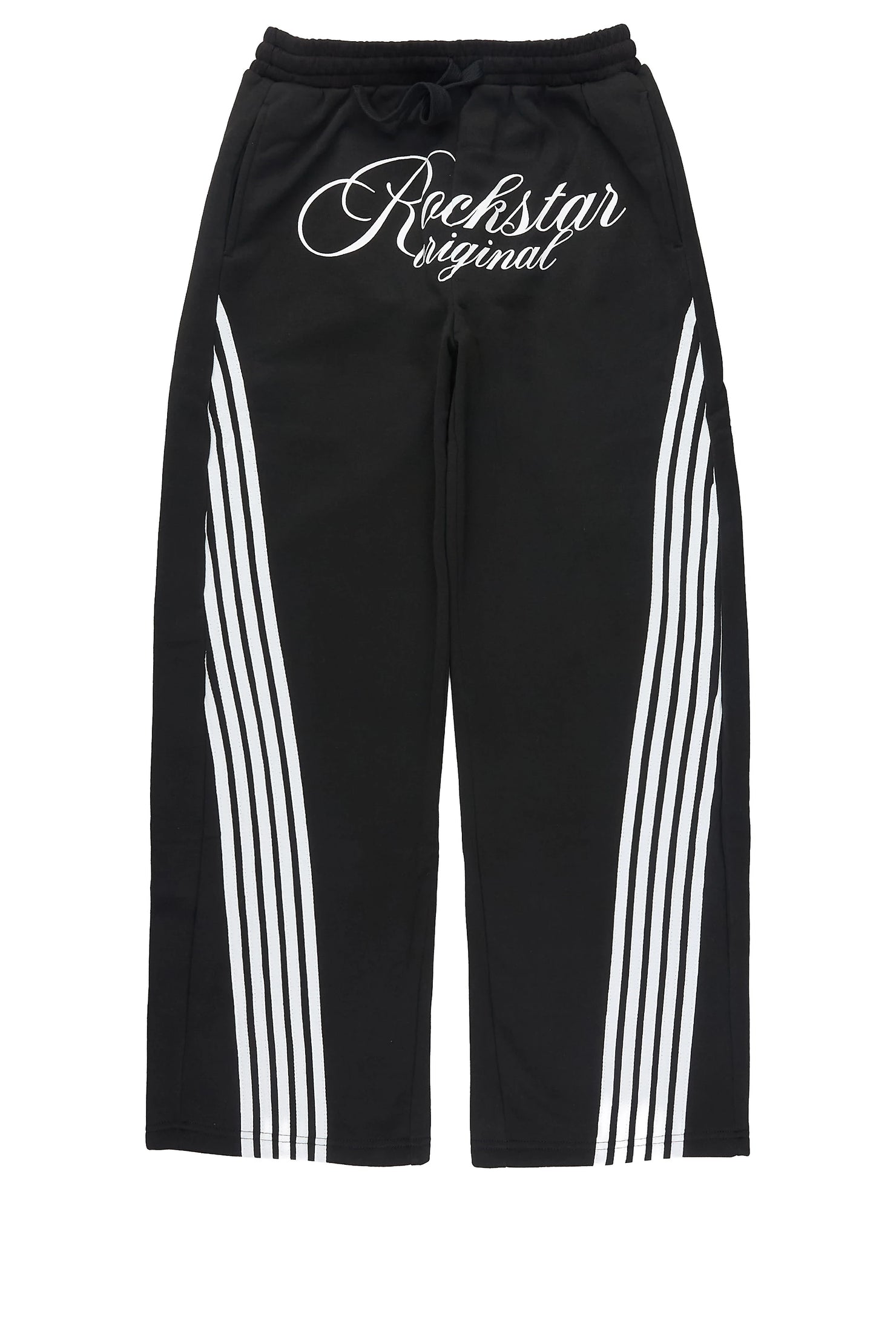 Boys Kenstur Black Super Baggy Track Pant