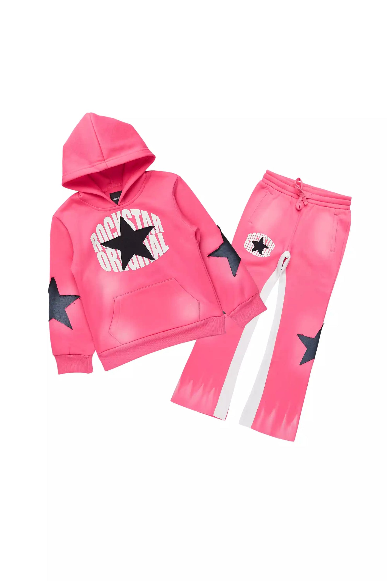 Girls Khaly Bubblegum Pink Track Set