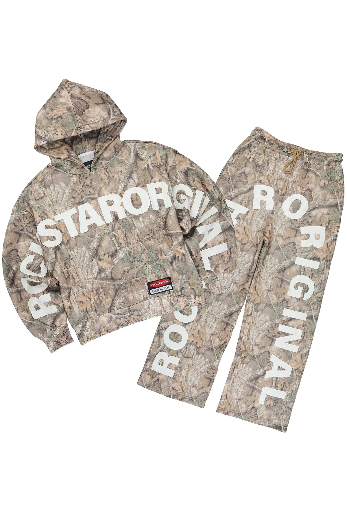 Kirin Tree Camo Hoodie/Baggy Pant Track Set