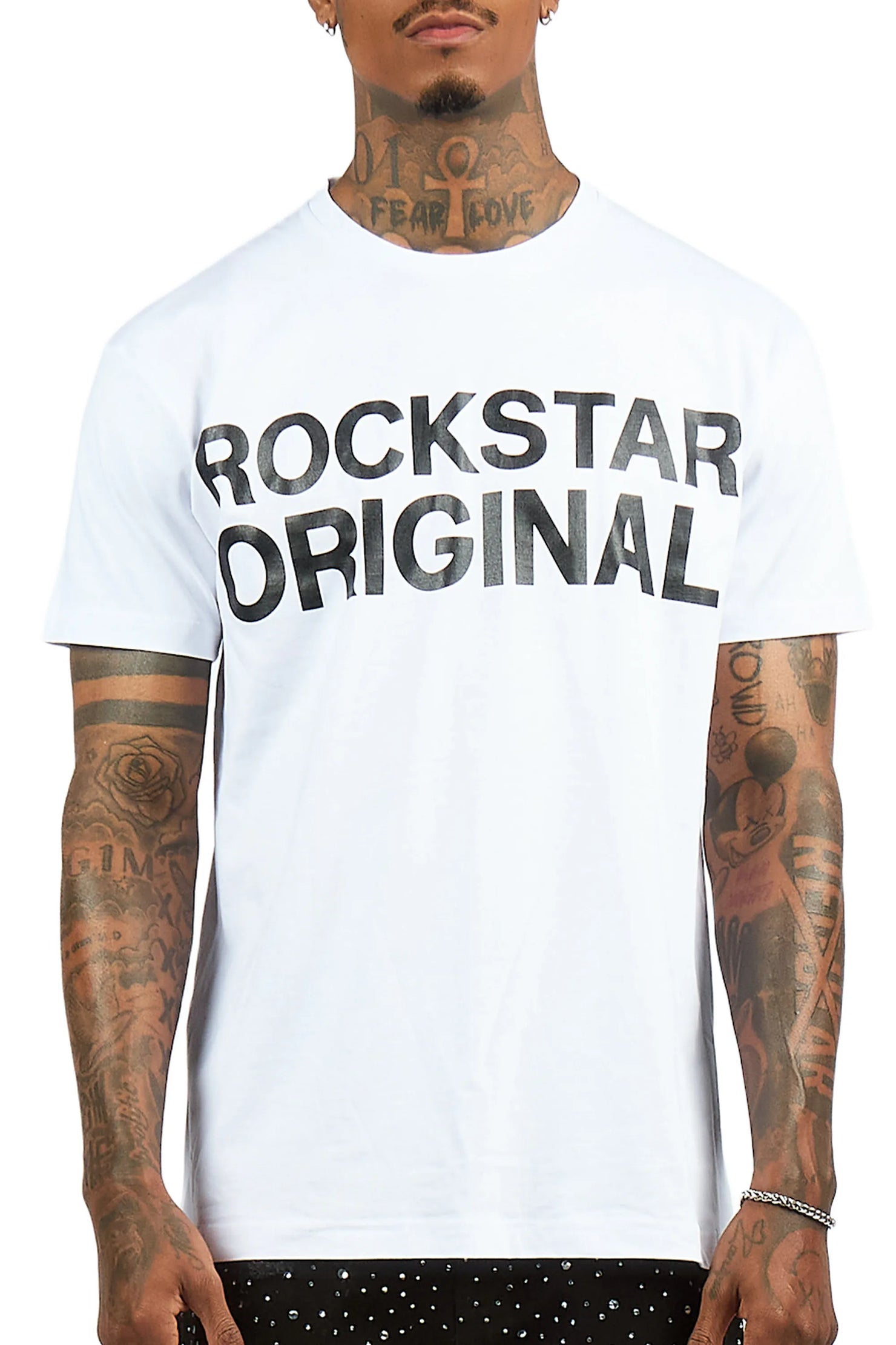 Keeth White Oversized Graphic T-Shirt