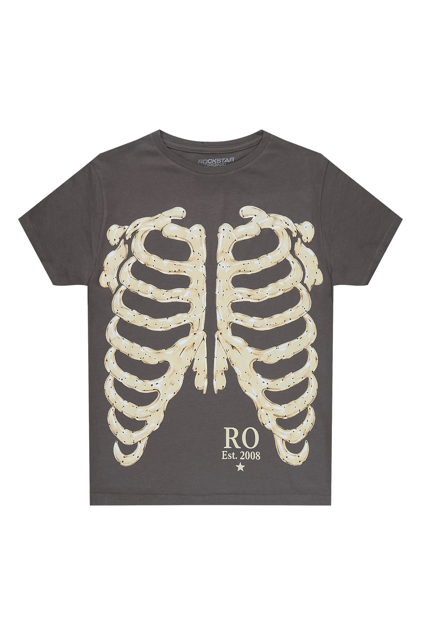 Boys Vermis 2.0 Charcoal Grapchic T-Shirt