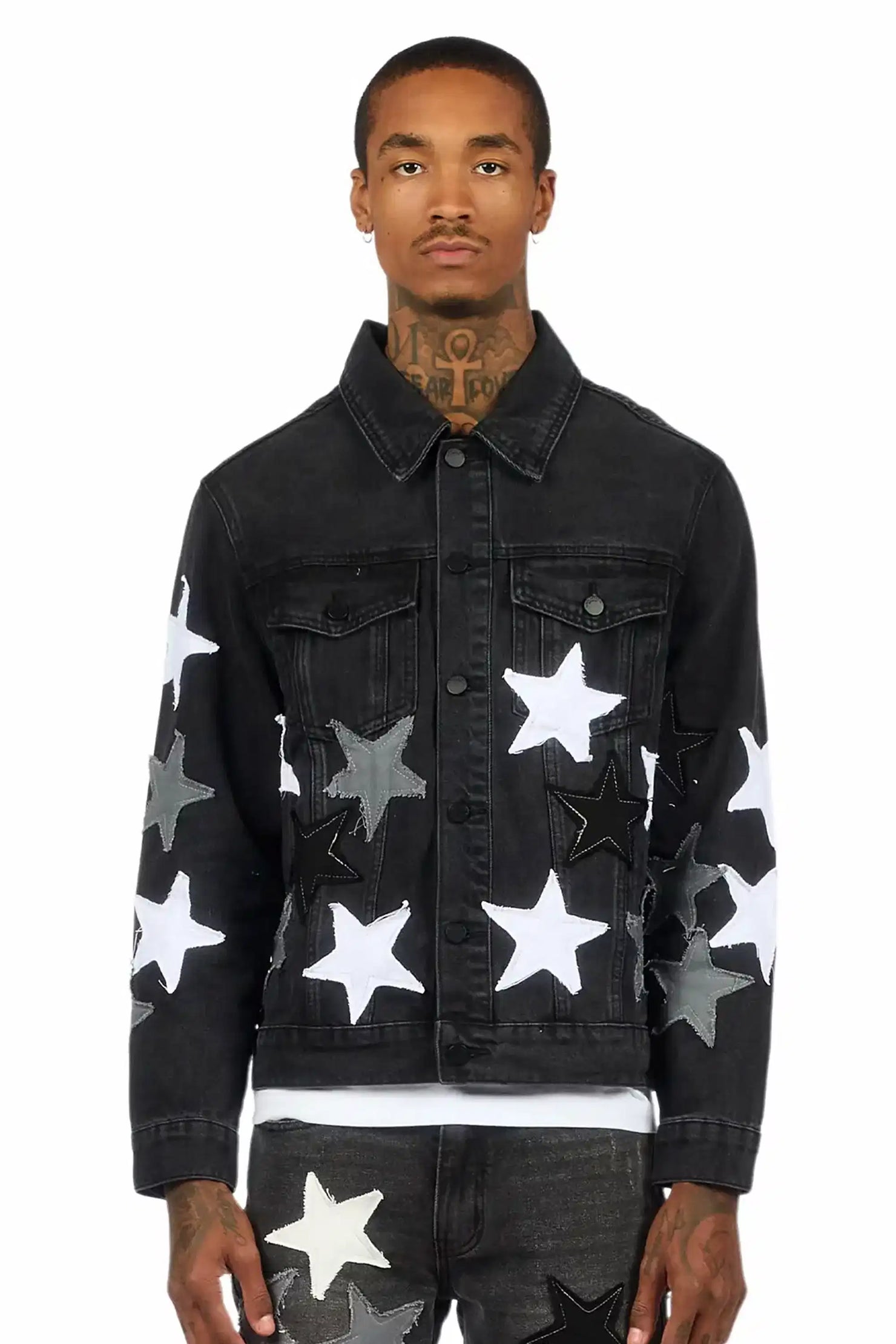 Starlane Black Denim Jacket