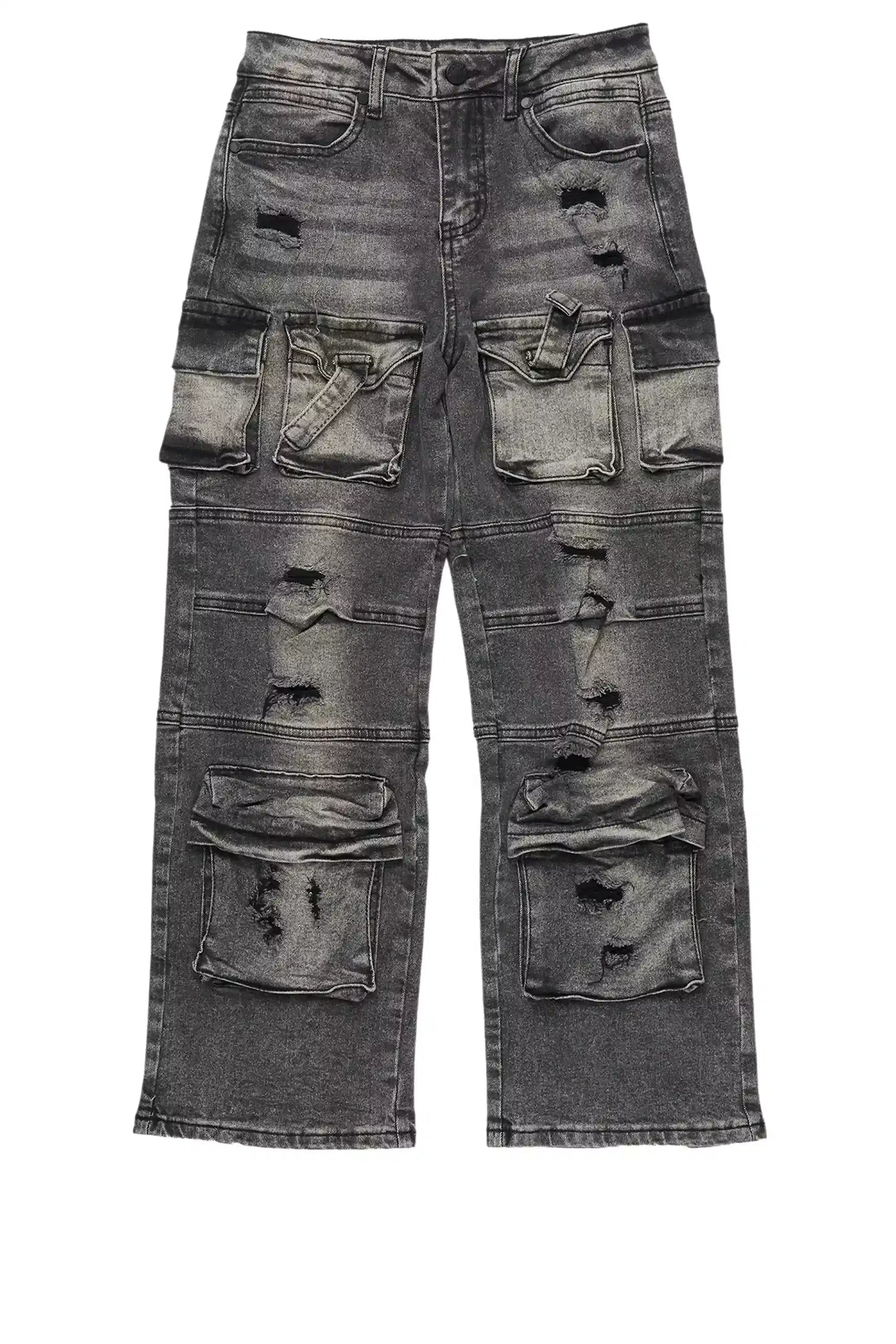 Boys Berdi Black Baggy Fit Jean