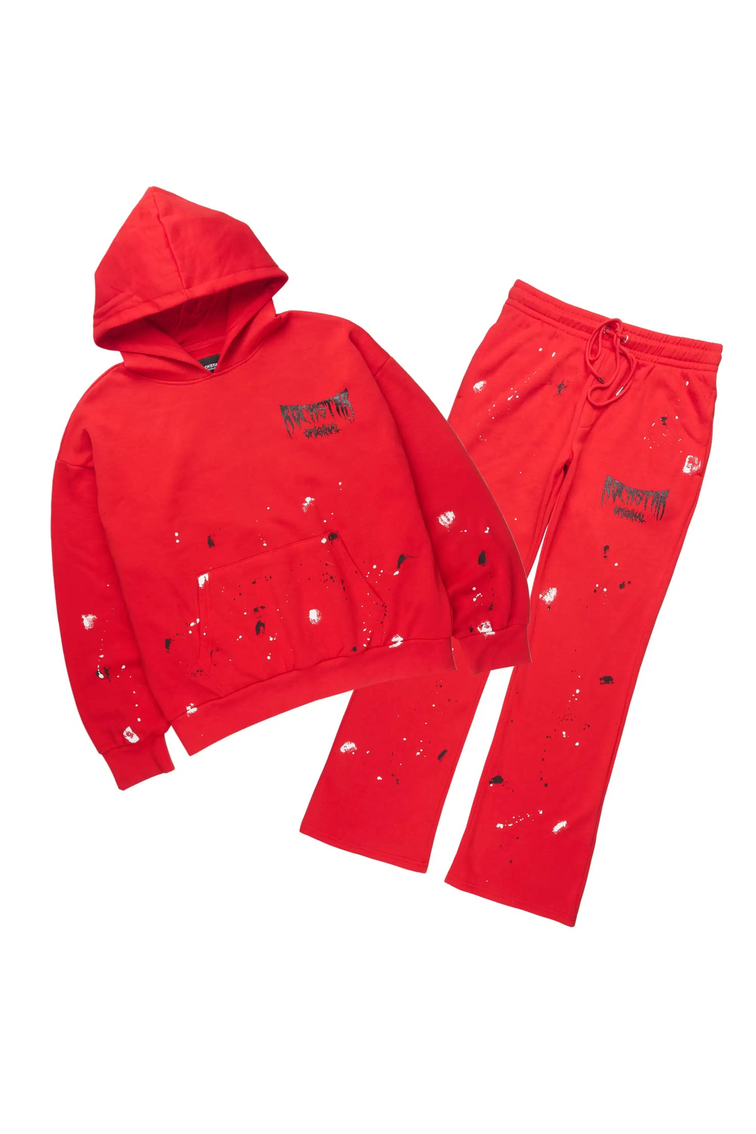 Hadley 2.0 Red/Black Relaxed Fit Track Set