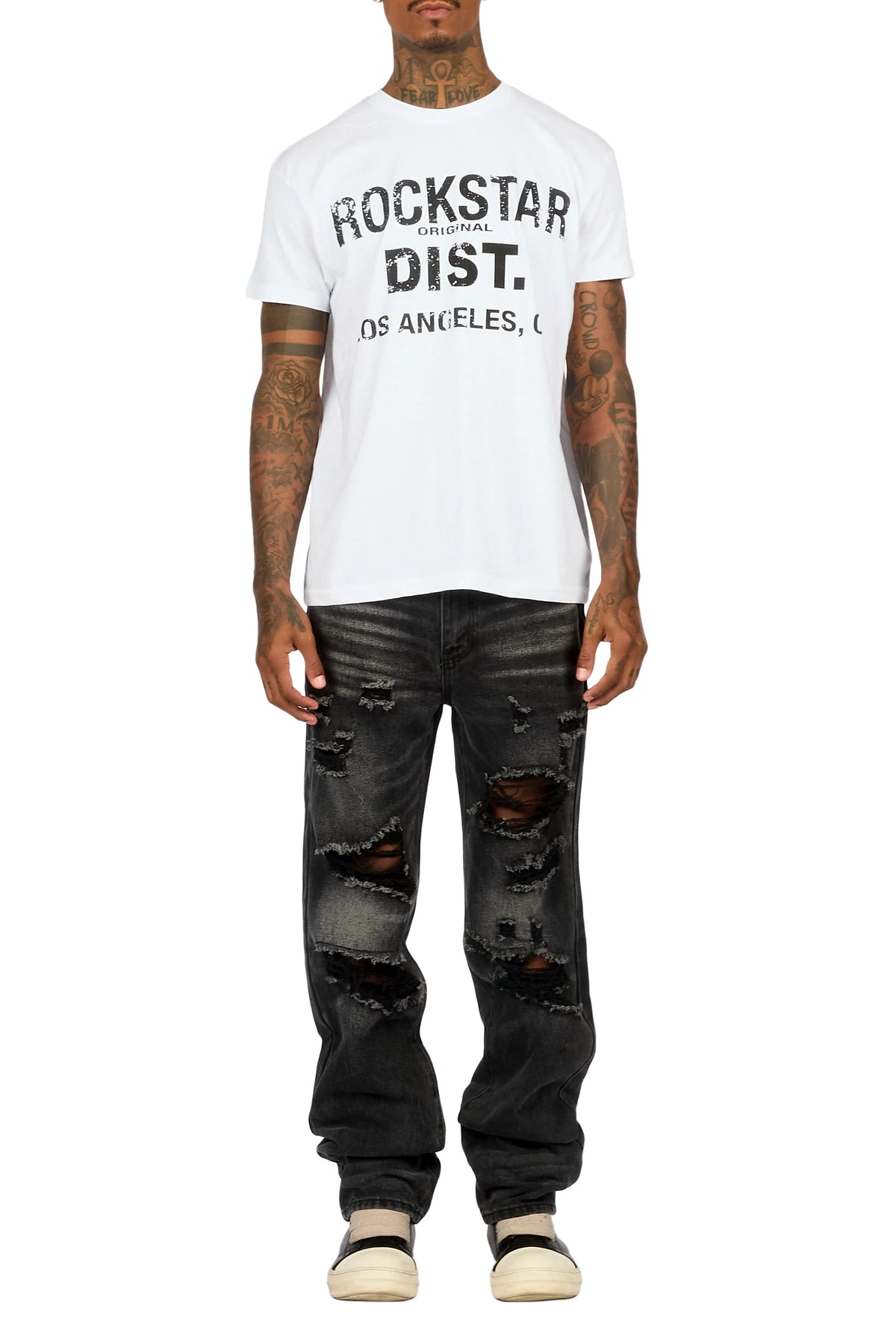 Roberson Grey Baggy Fit Jeans