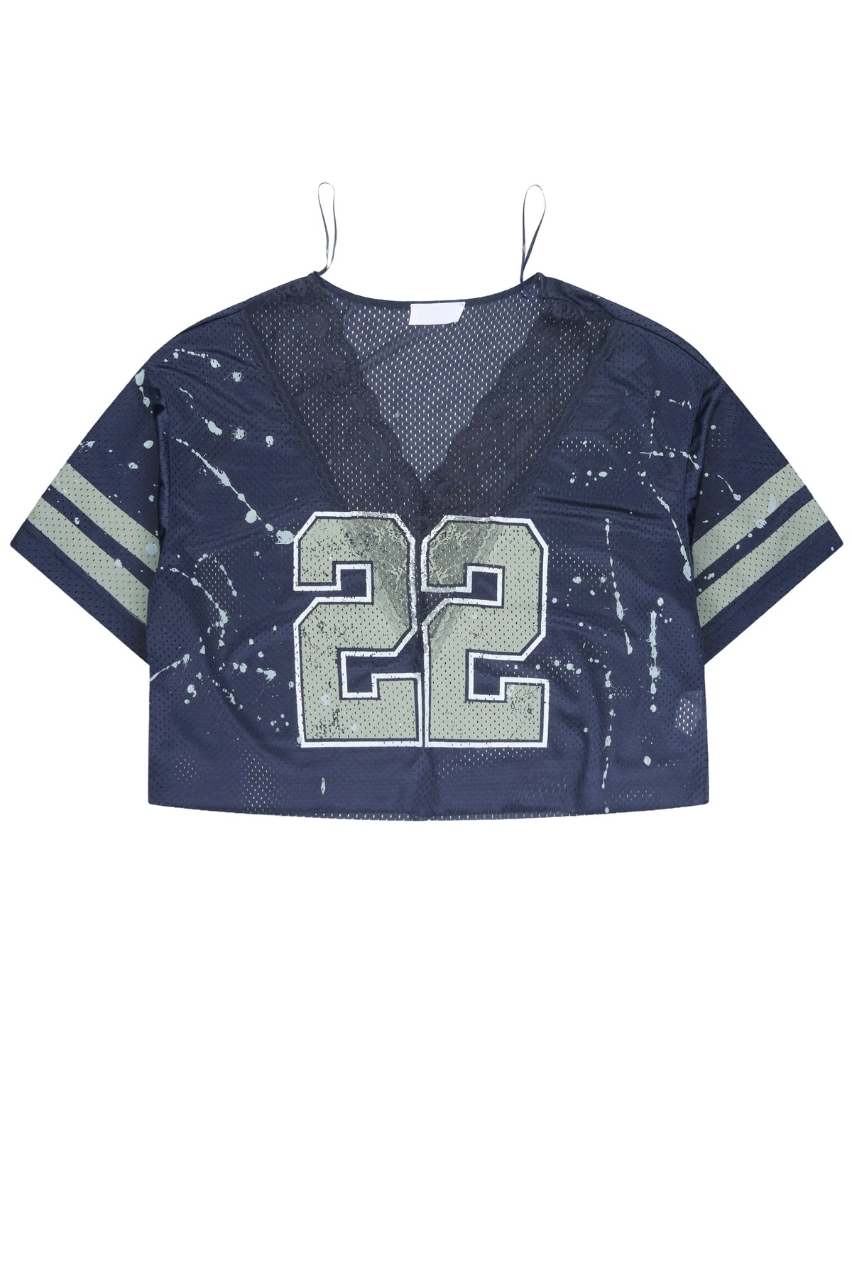 Sybrina Navy Painted Jersey