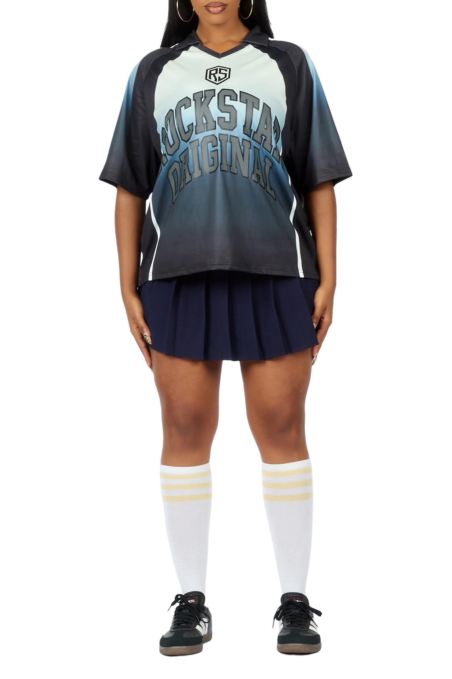 Jaiyaa Black Graphic Jersey