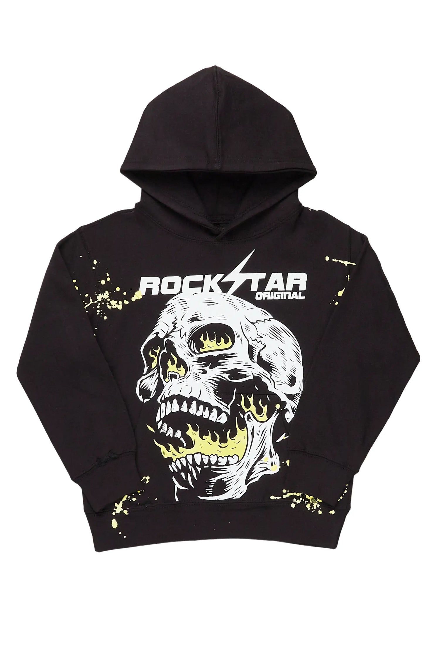 Boys Daniel Black Graphic Hoodie
