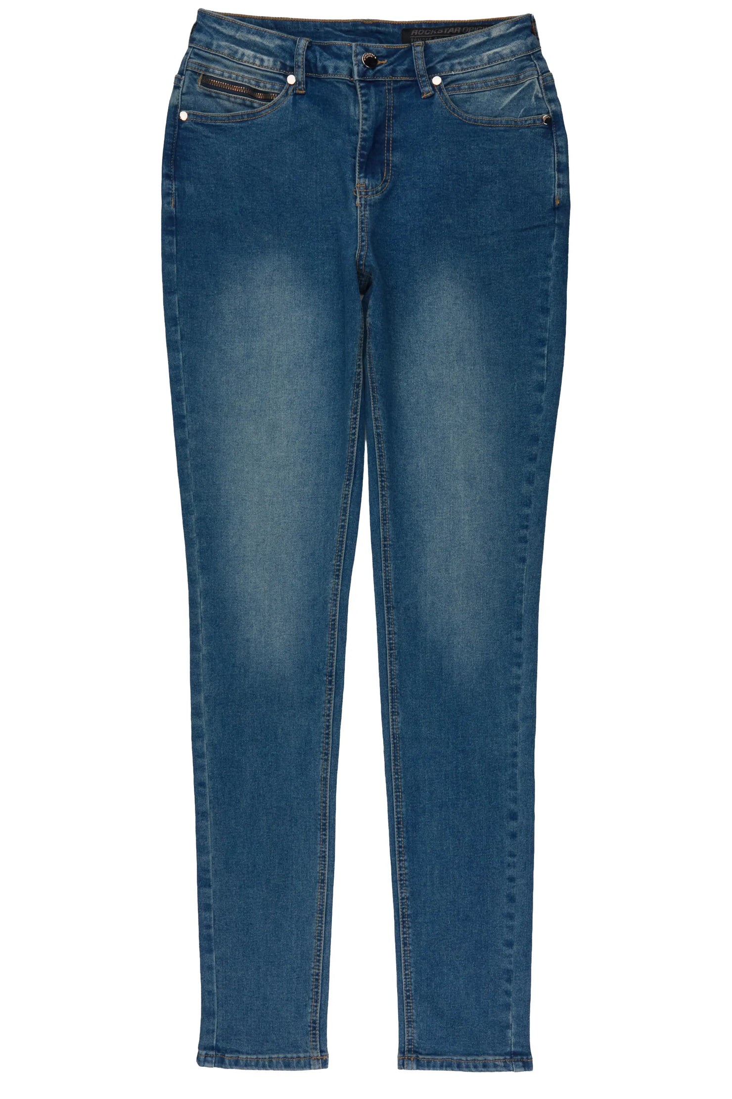 Keshona Med. Wash High Rise Stretch Skinny Jean