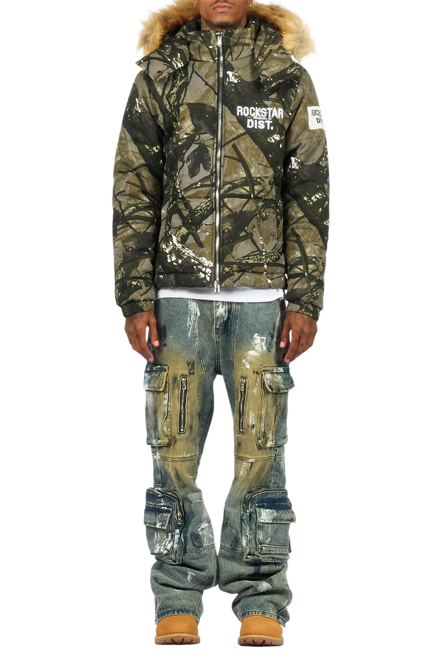 Ermis Dark Blue Baggy Jeans