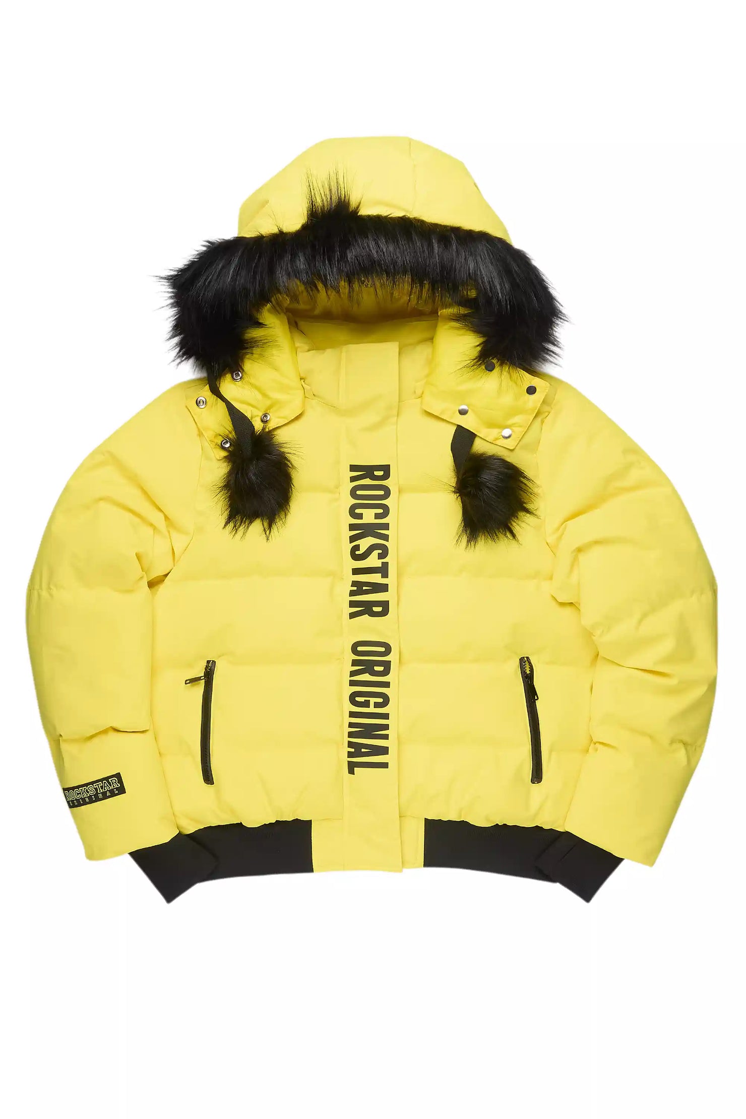 Keoni Yellow Puffer Jacket