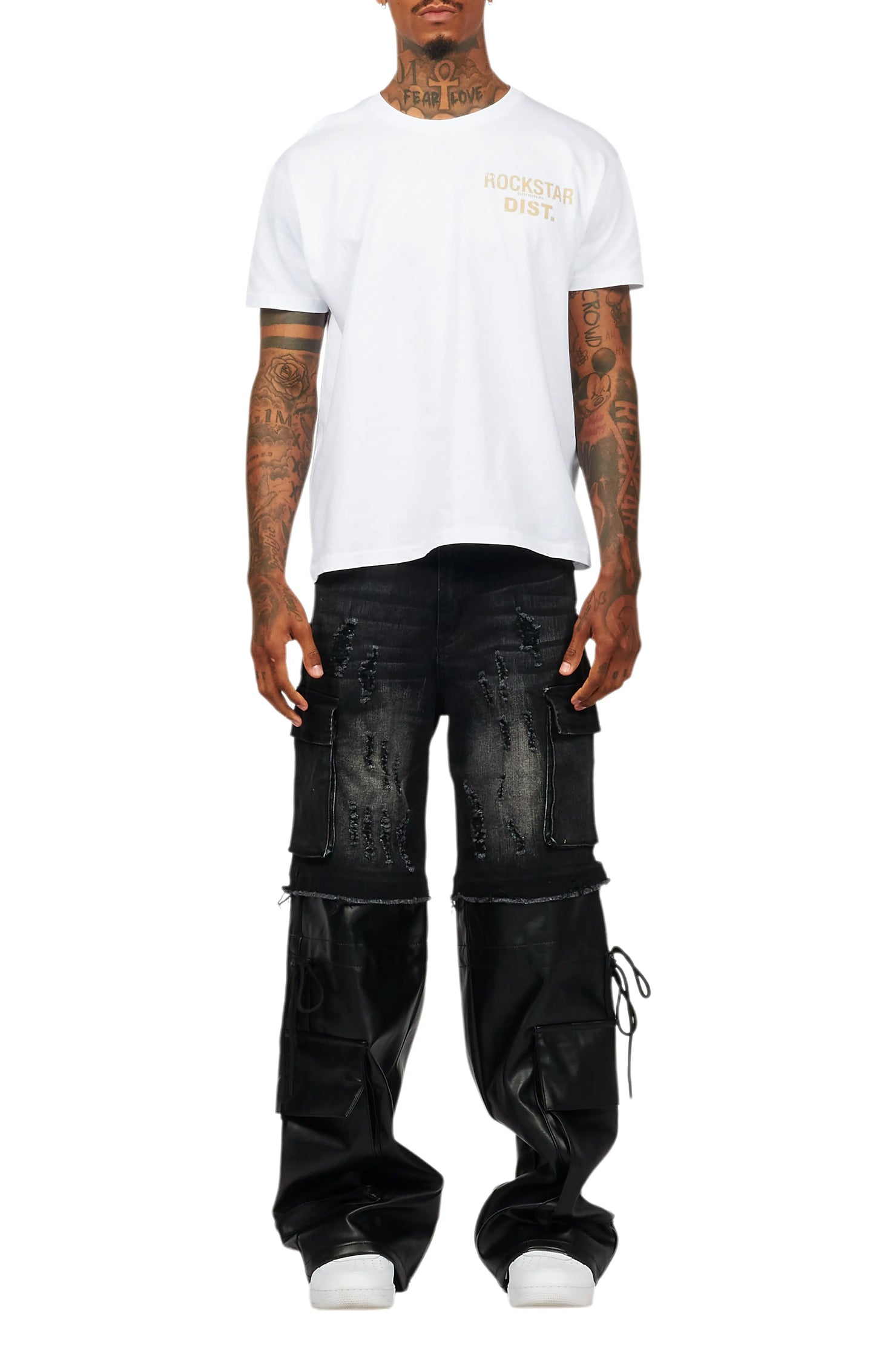 Baatar Black Baggy Fit Jean