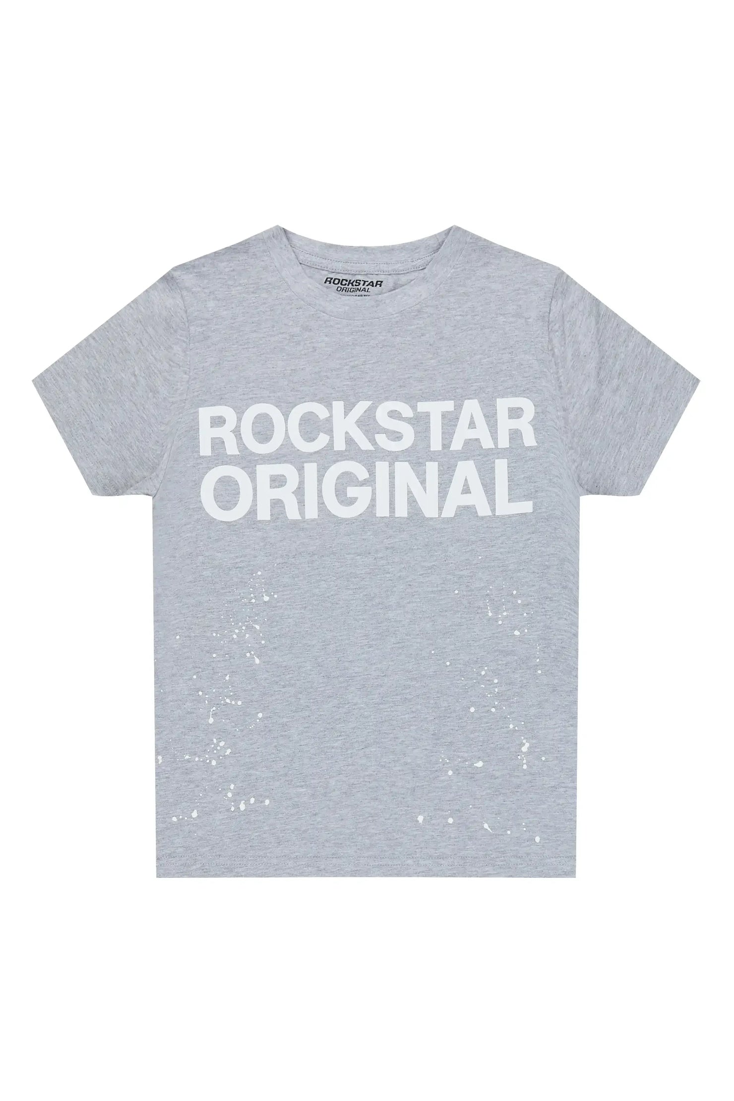 Boys Reign Heather Grey Graphic T-Shirt
