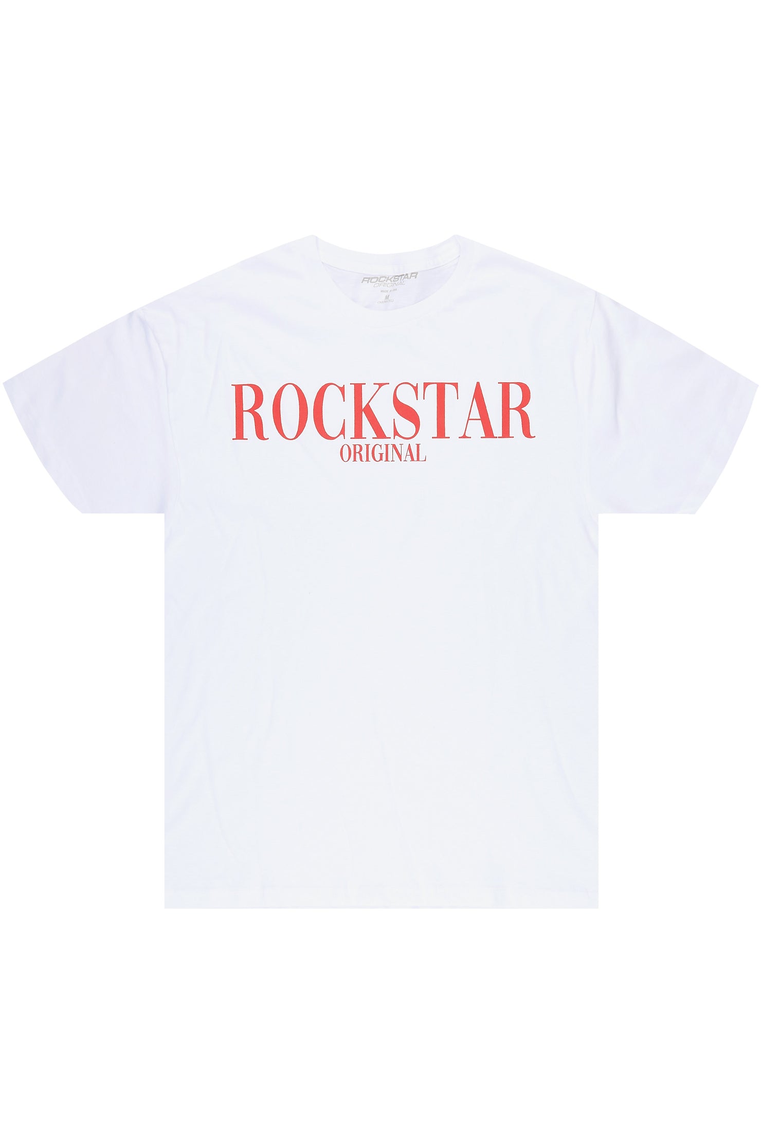 Octavio 2.0 White/Red Oversized Graphic T-Shirt