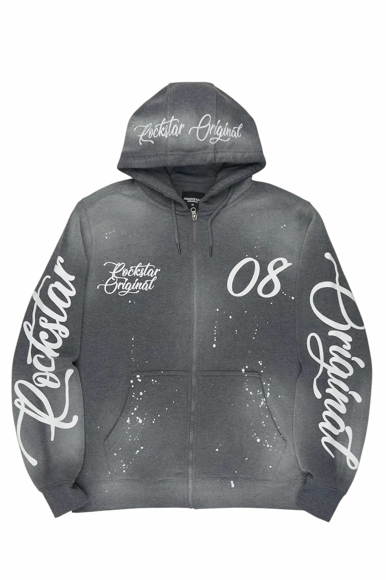 Nakesha 2.0 Vintage Grey Zip Up Hoodie
