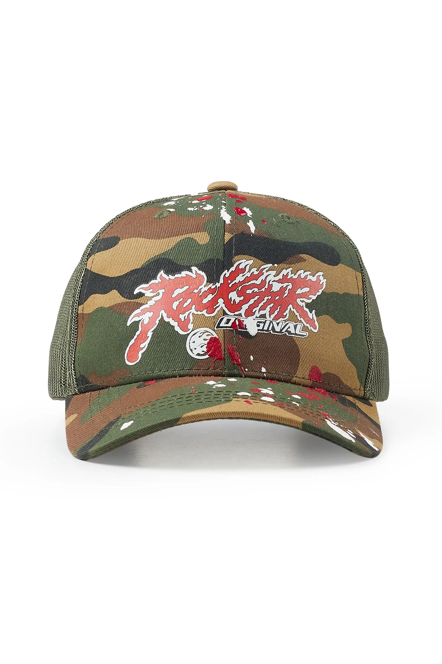 Boys Jacop Camo Trucker Hat