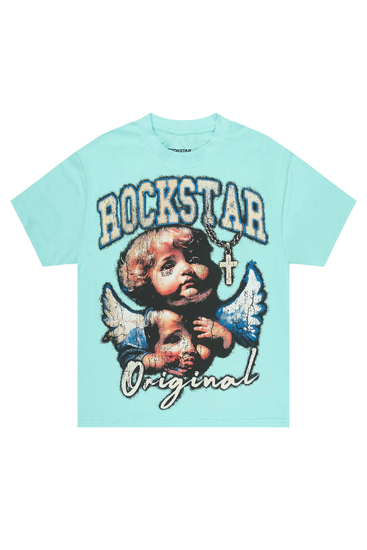 Boys Deiter 2.0 Light Blue Graphic T-Shirt