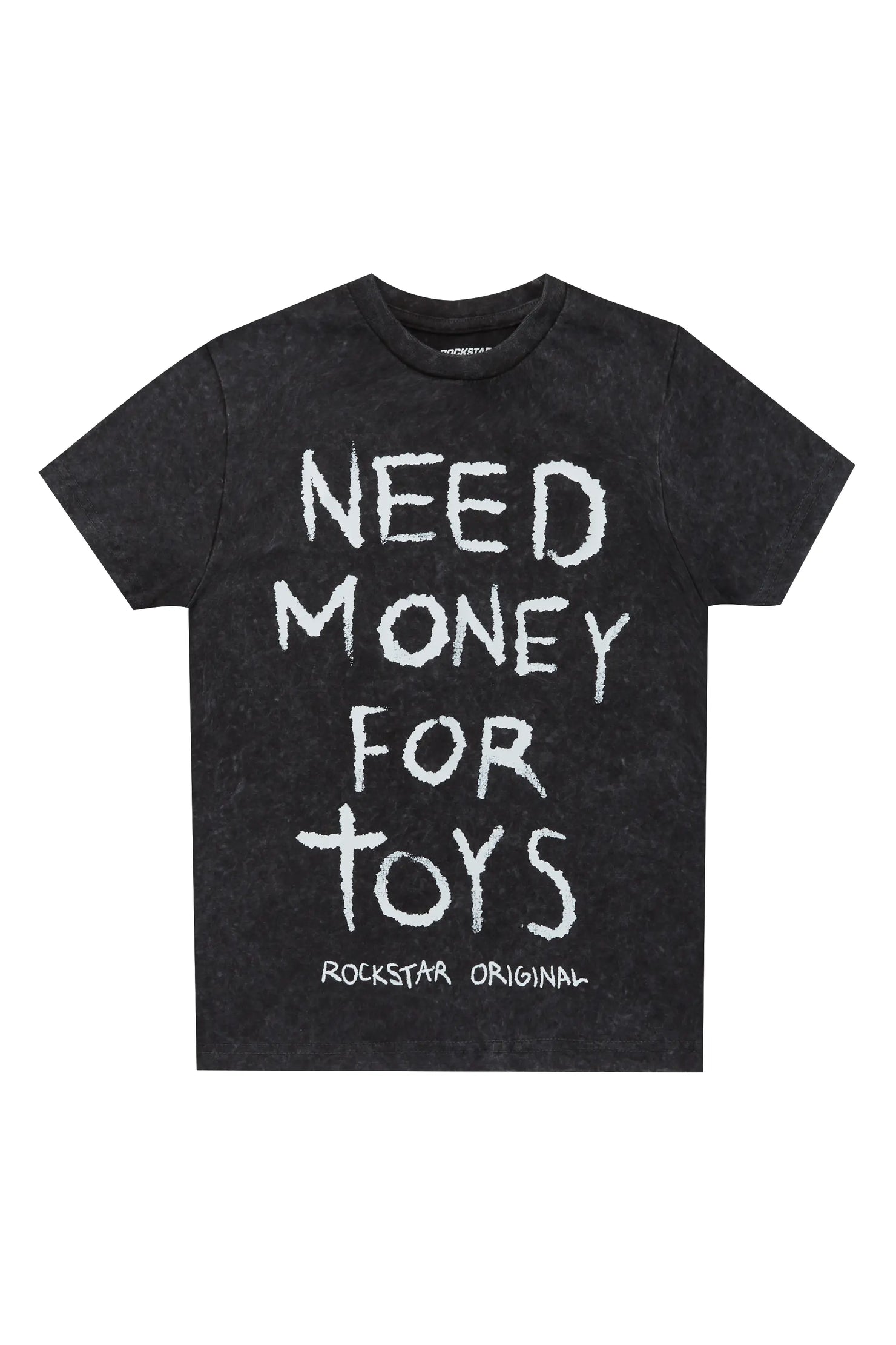 Boys M4Toys Vintage Black Graphic T-Shirt