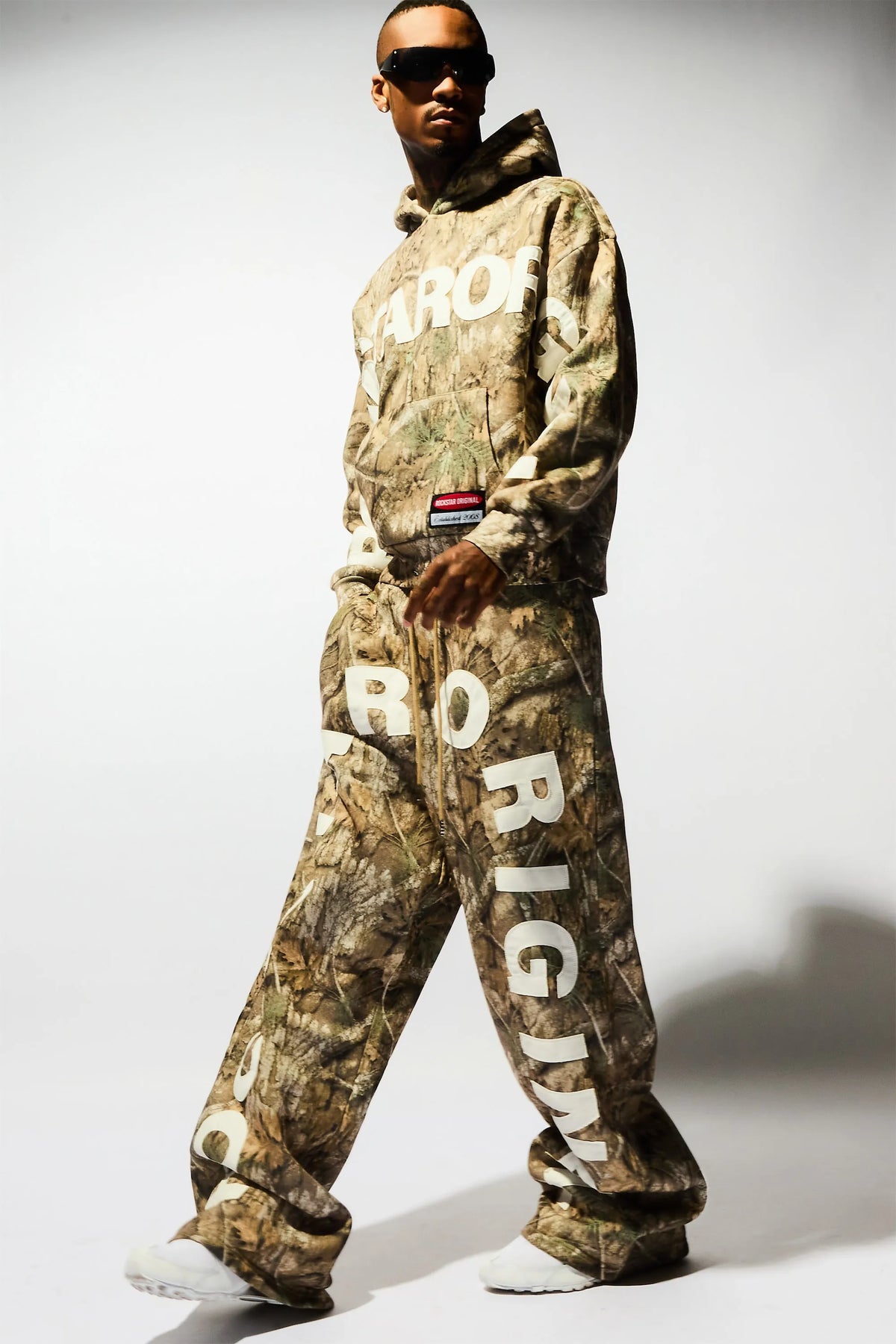 Kirin Tree Camo Hoodie/Baggy Pant Track Set