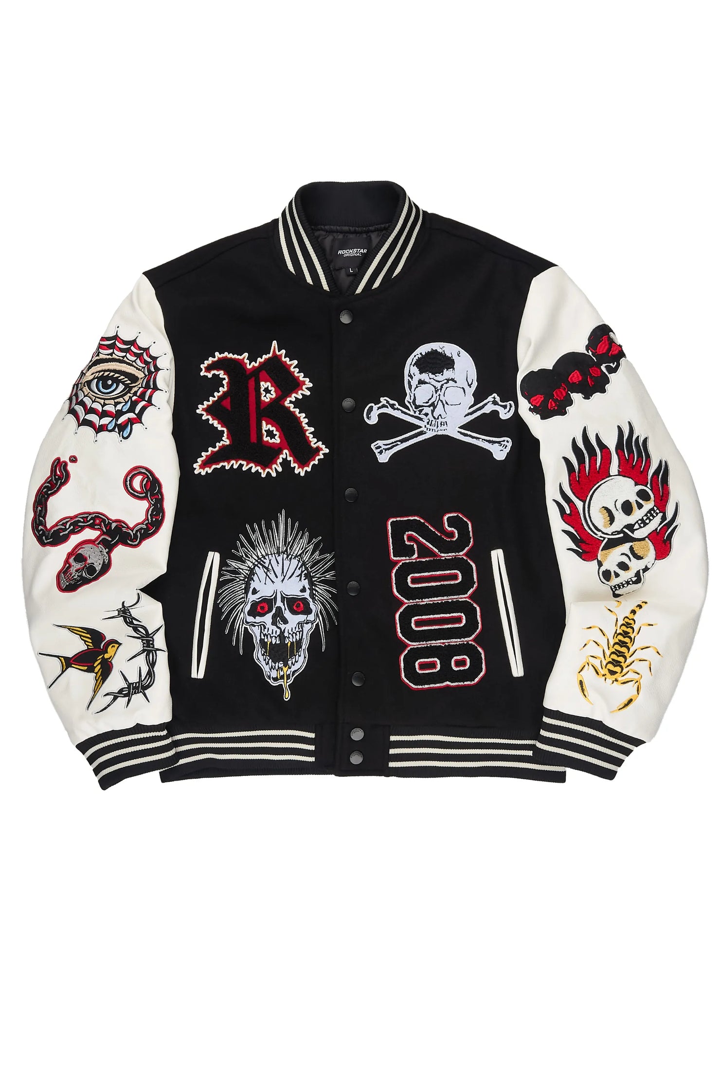 Brennin Black Varsity Jacket