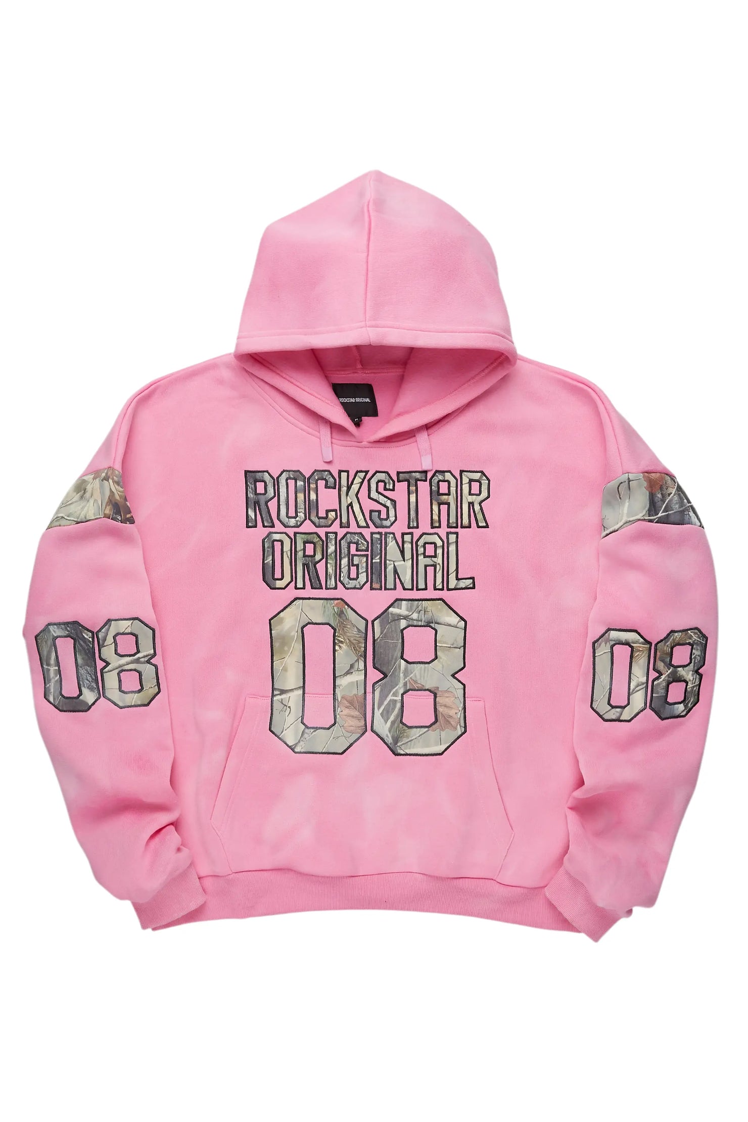 Atiya Pink Oversized Hoodie