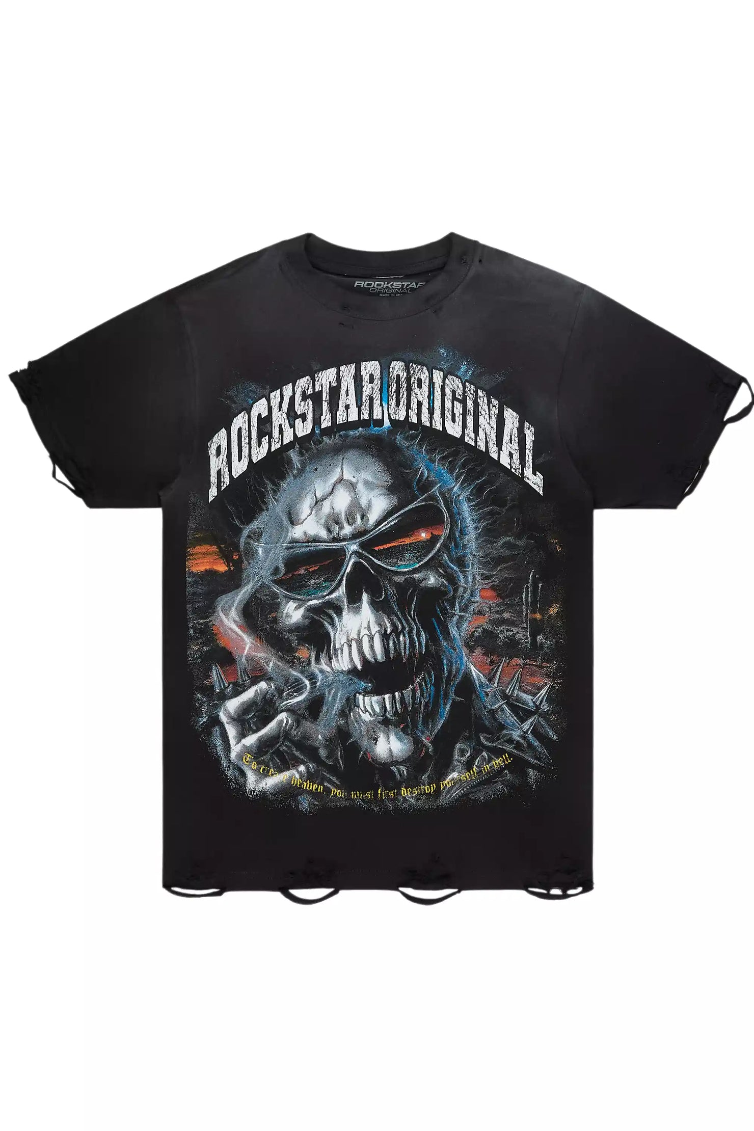 Slate Black/Multi Oversized Graphic T-Shirt