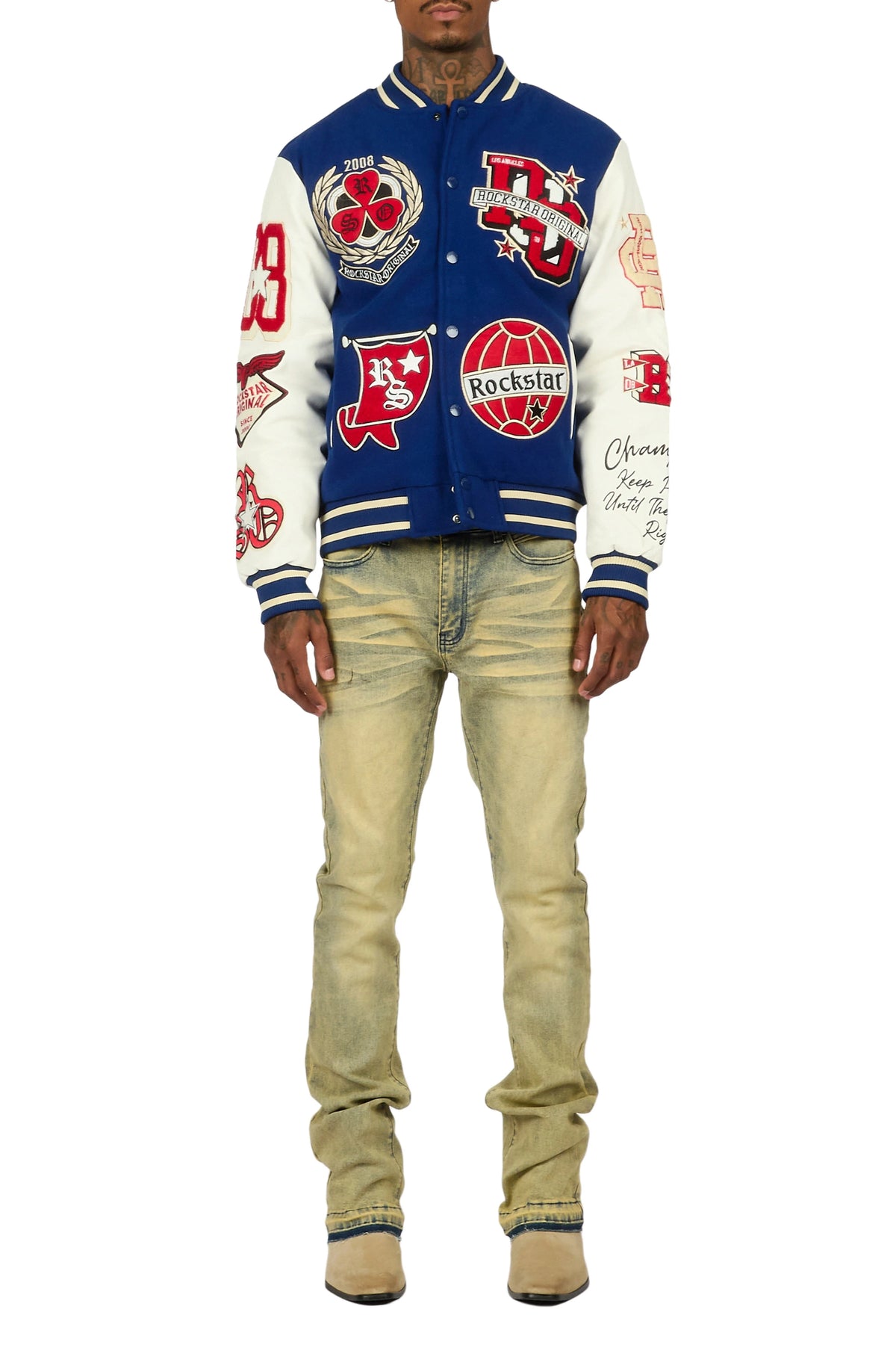 Curley Tint Blue Stacked Jean