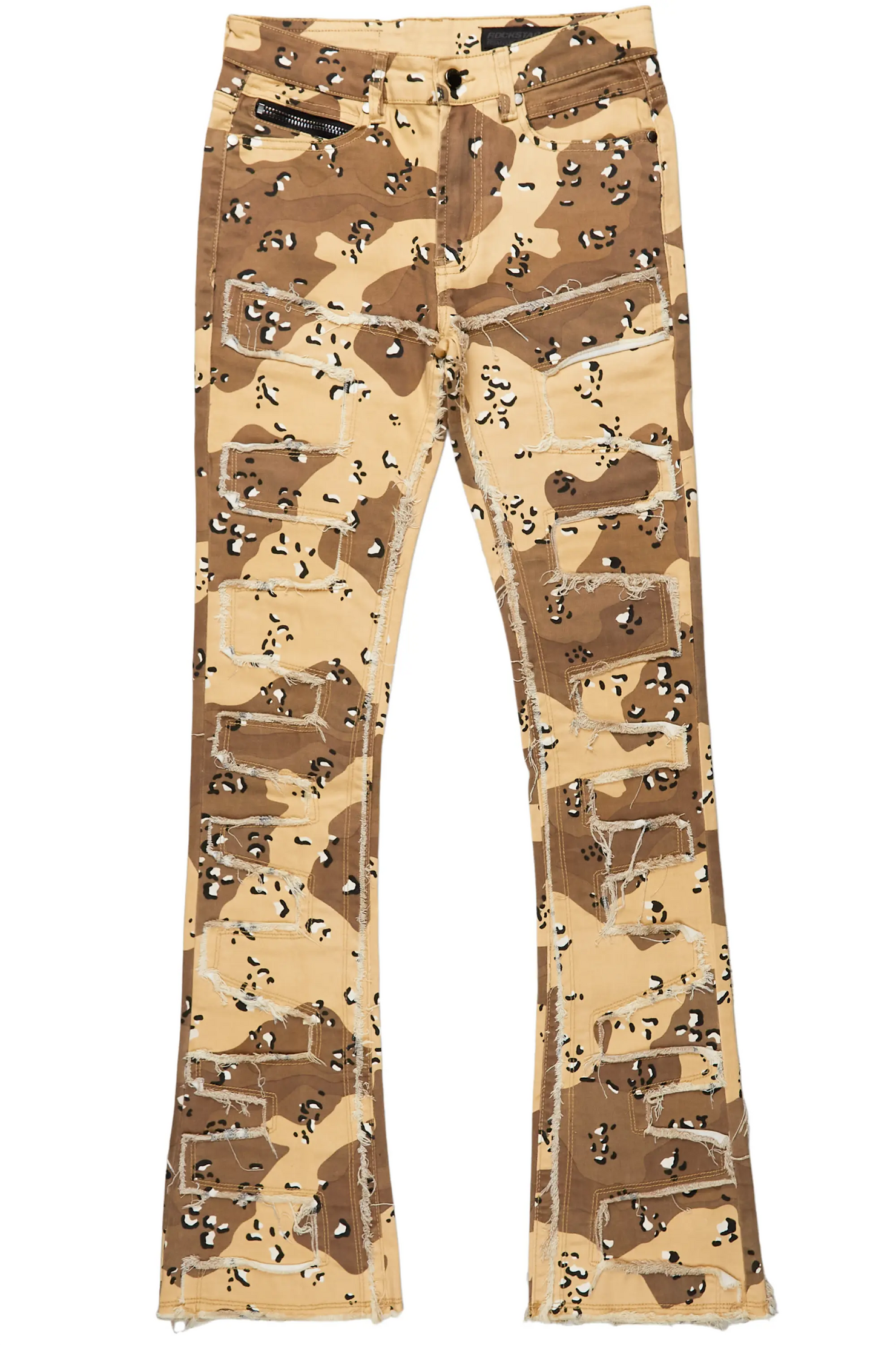 Shake Desert Camo Stacked Flare Jean