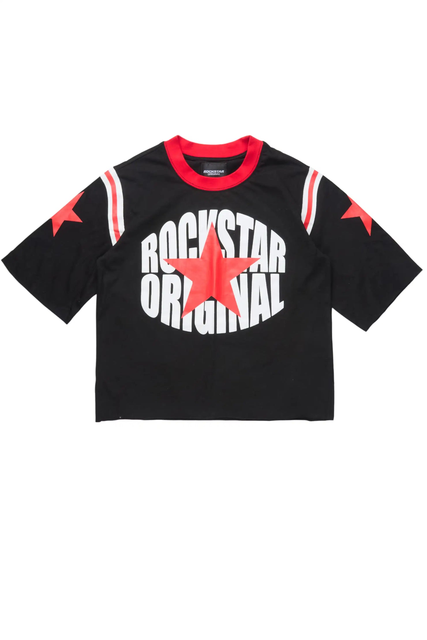 Boys States Black/Red Jersey Tee