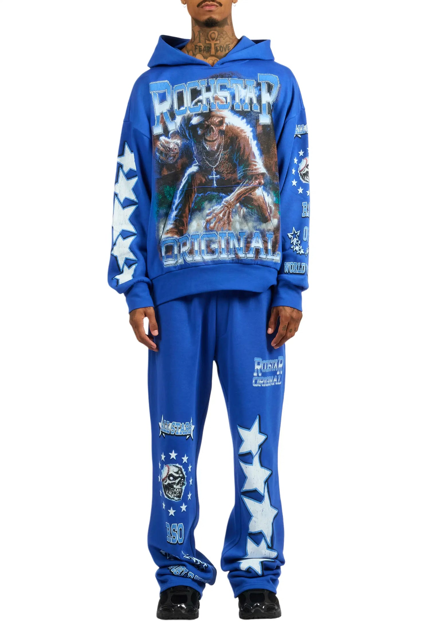 Marxe Royal Hoodie/Baggy Pant Track Set