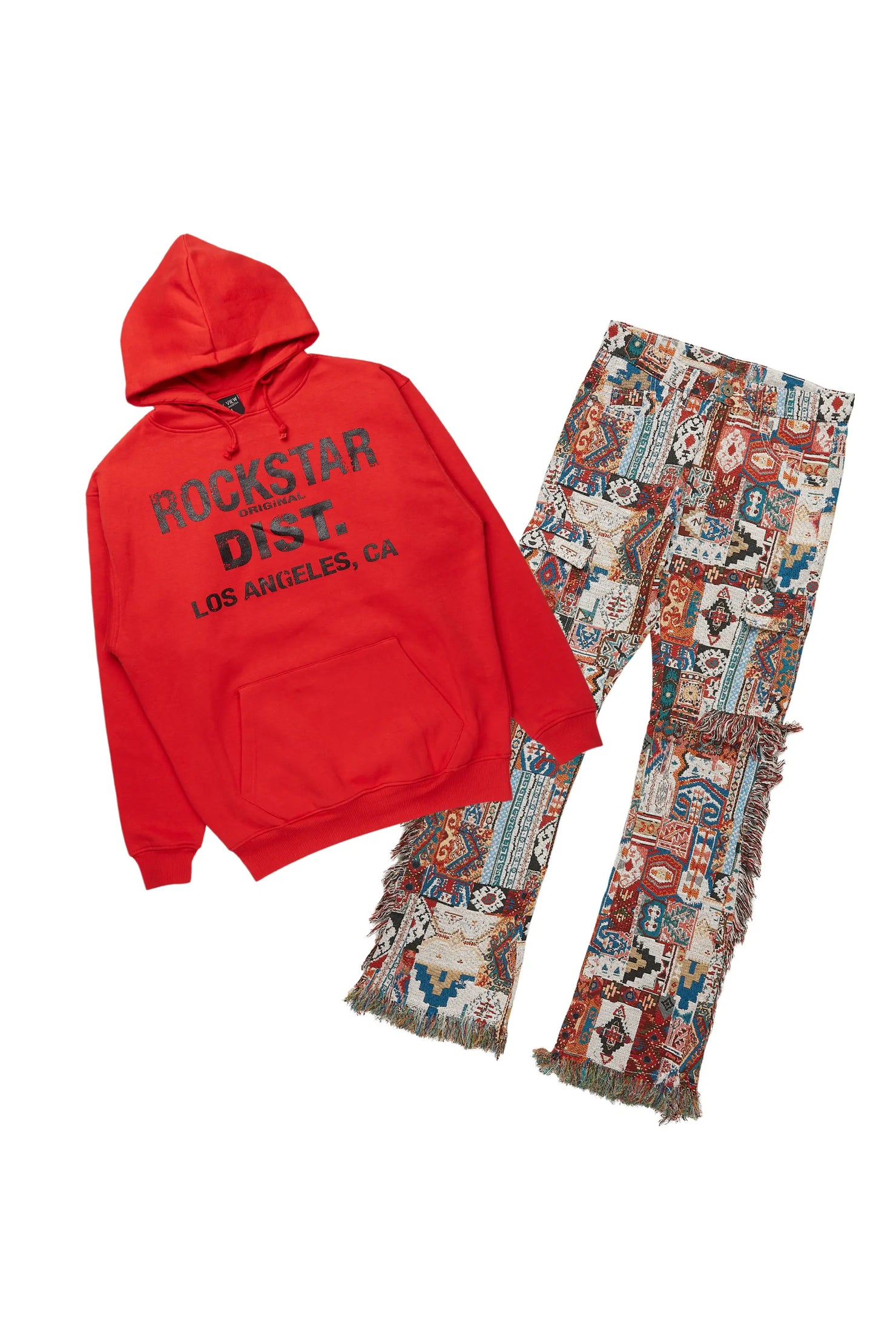 Lake Red/Black Hoodie/Tapestry Jean Bundle