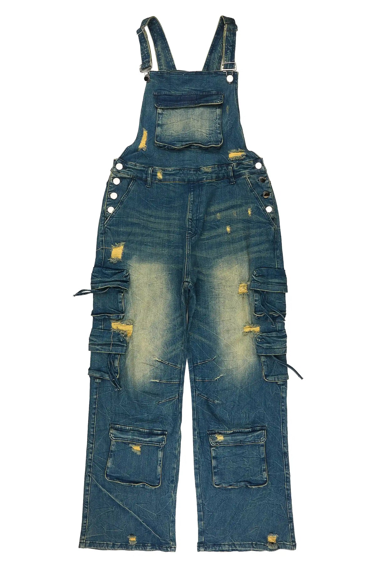 Caelum Dark Blue Denim Overall