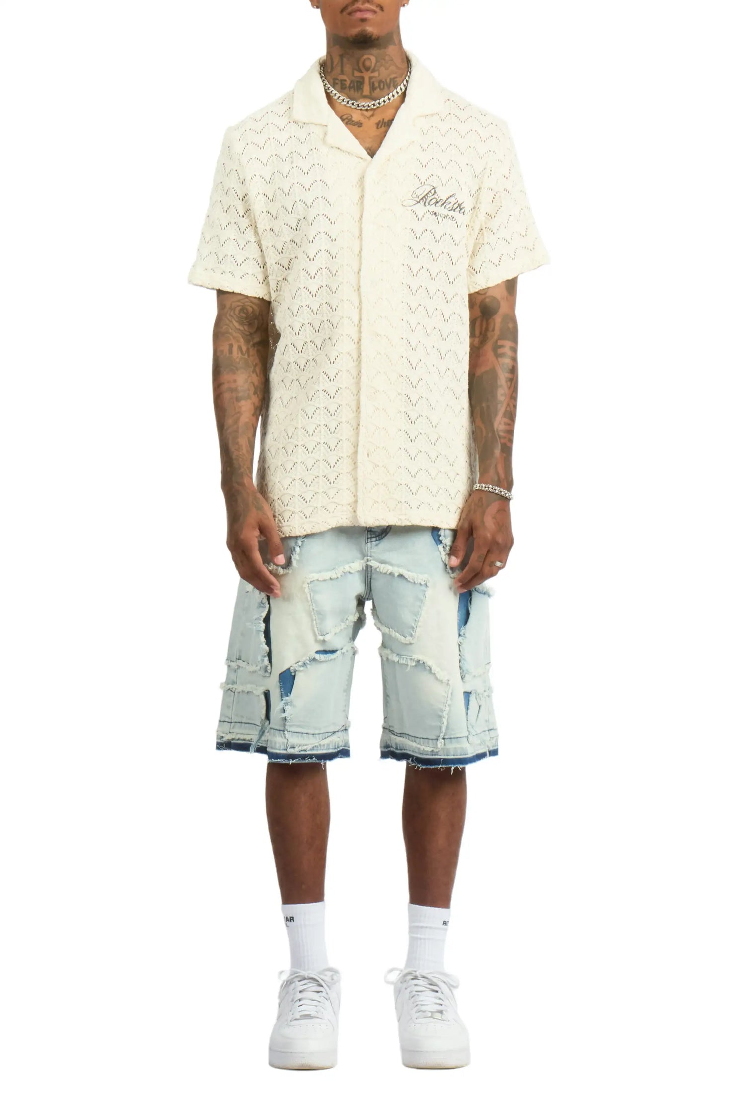 Jacomus Blue Denim Short