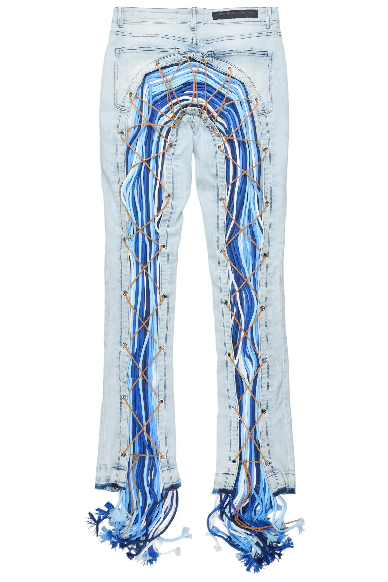 Otto Light Blue Stacked Flare Jean