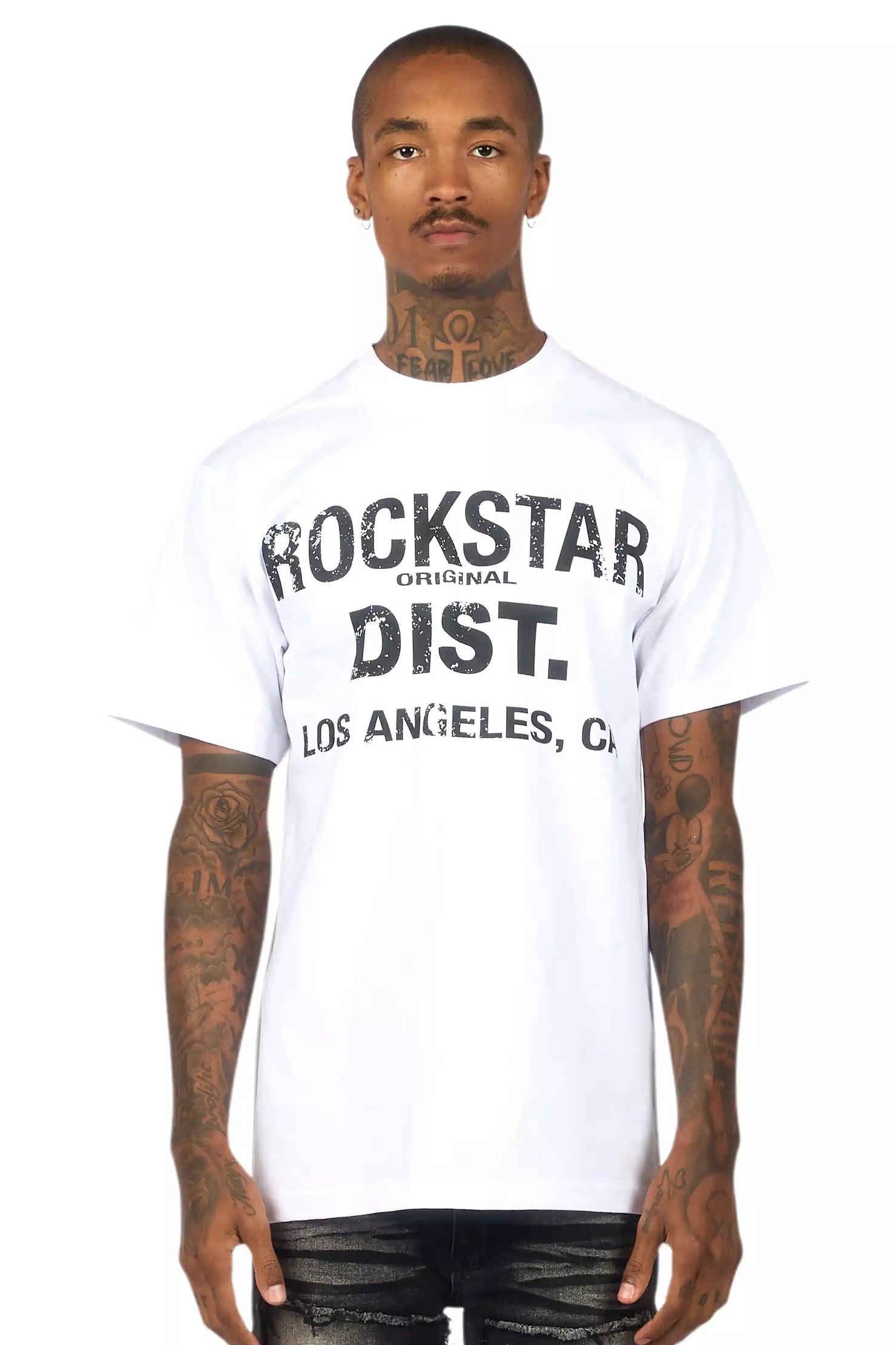 Nelly White/Black Oversized Graphic T-Shirt