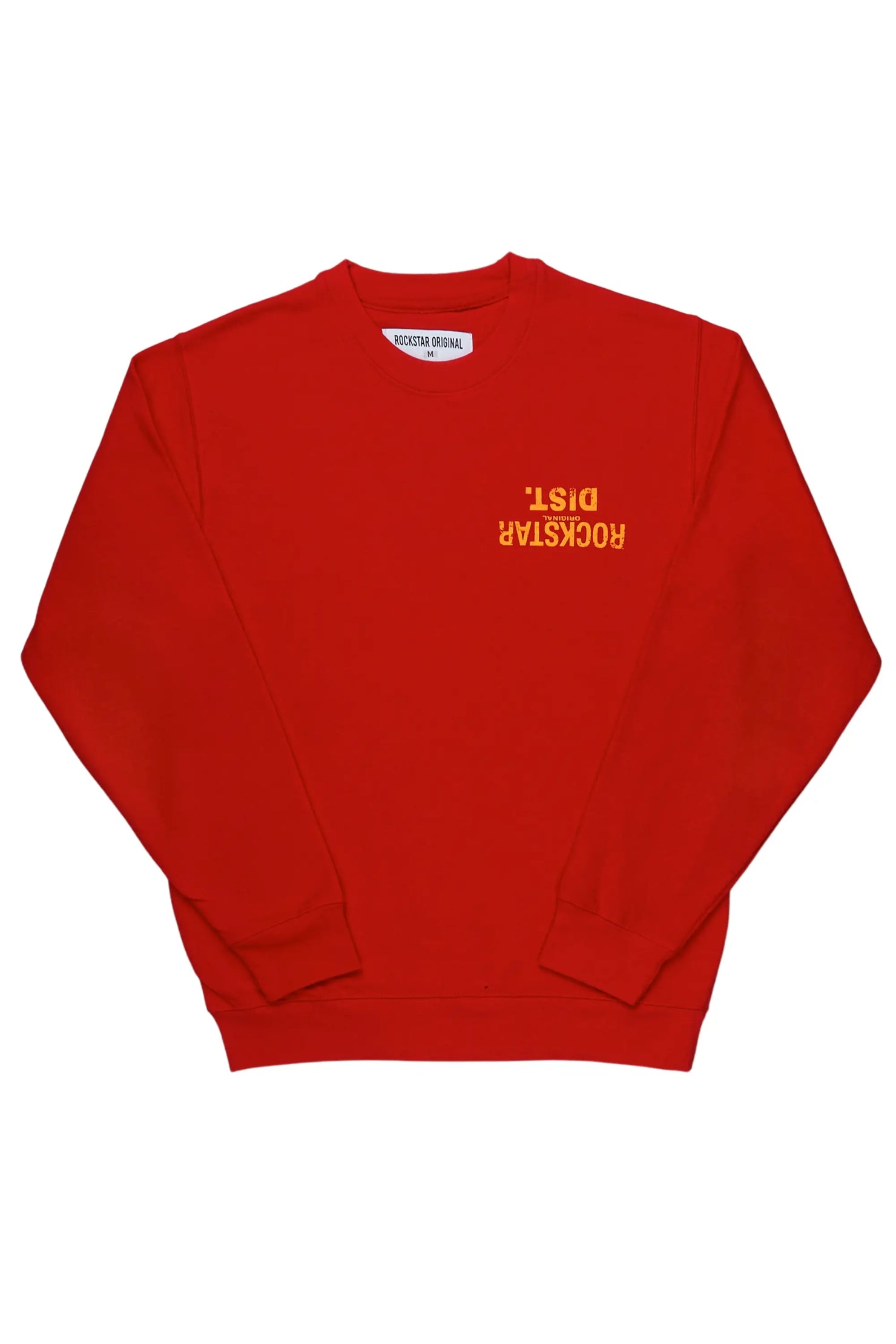 Dist. Town Red/Yellow Graphic Crewneck